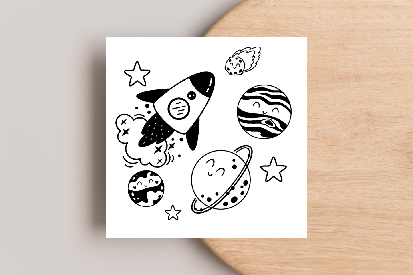 Space Colour In Card