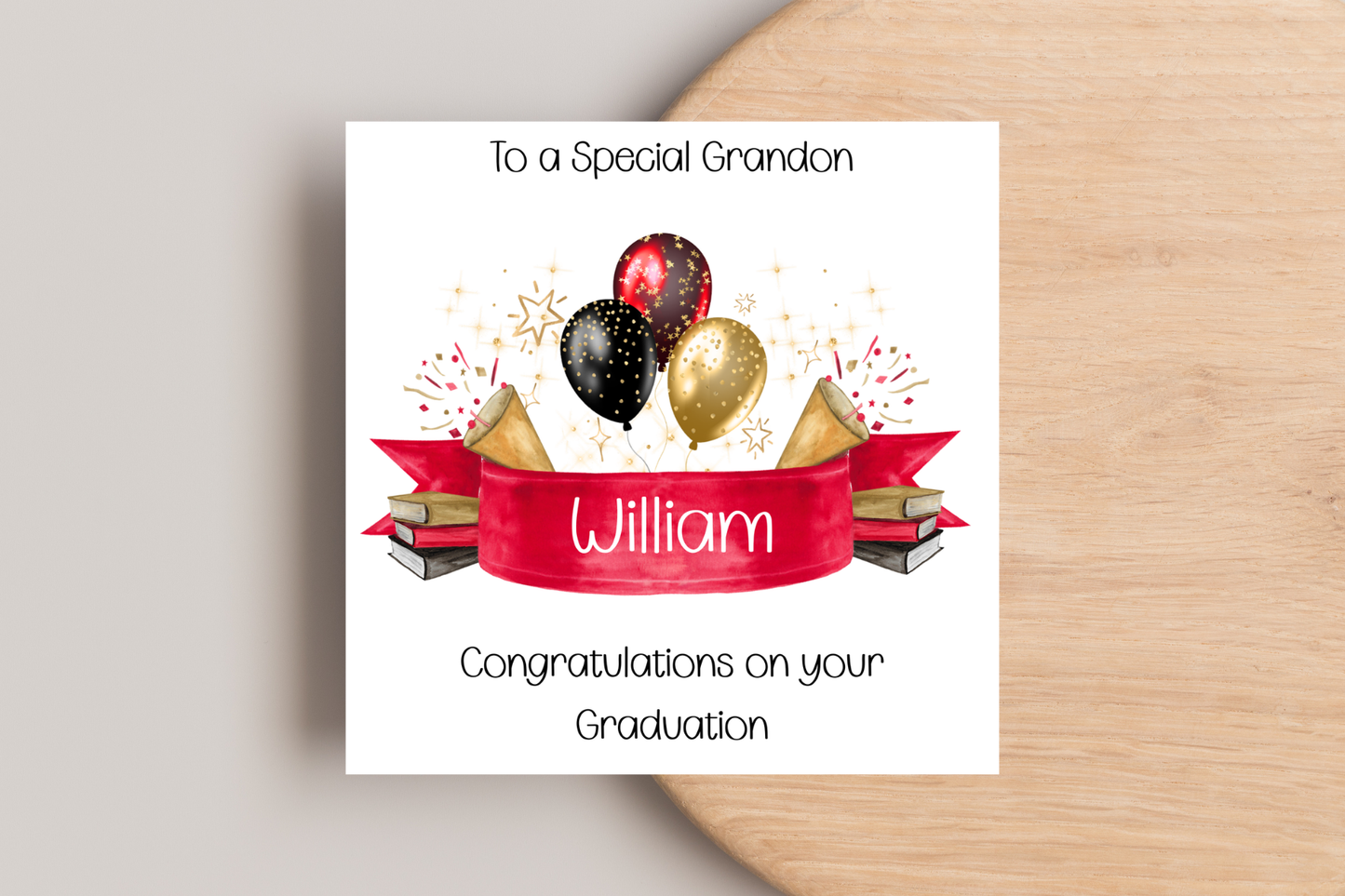 Personalised Congratulations Graduation Card