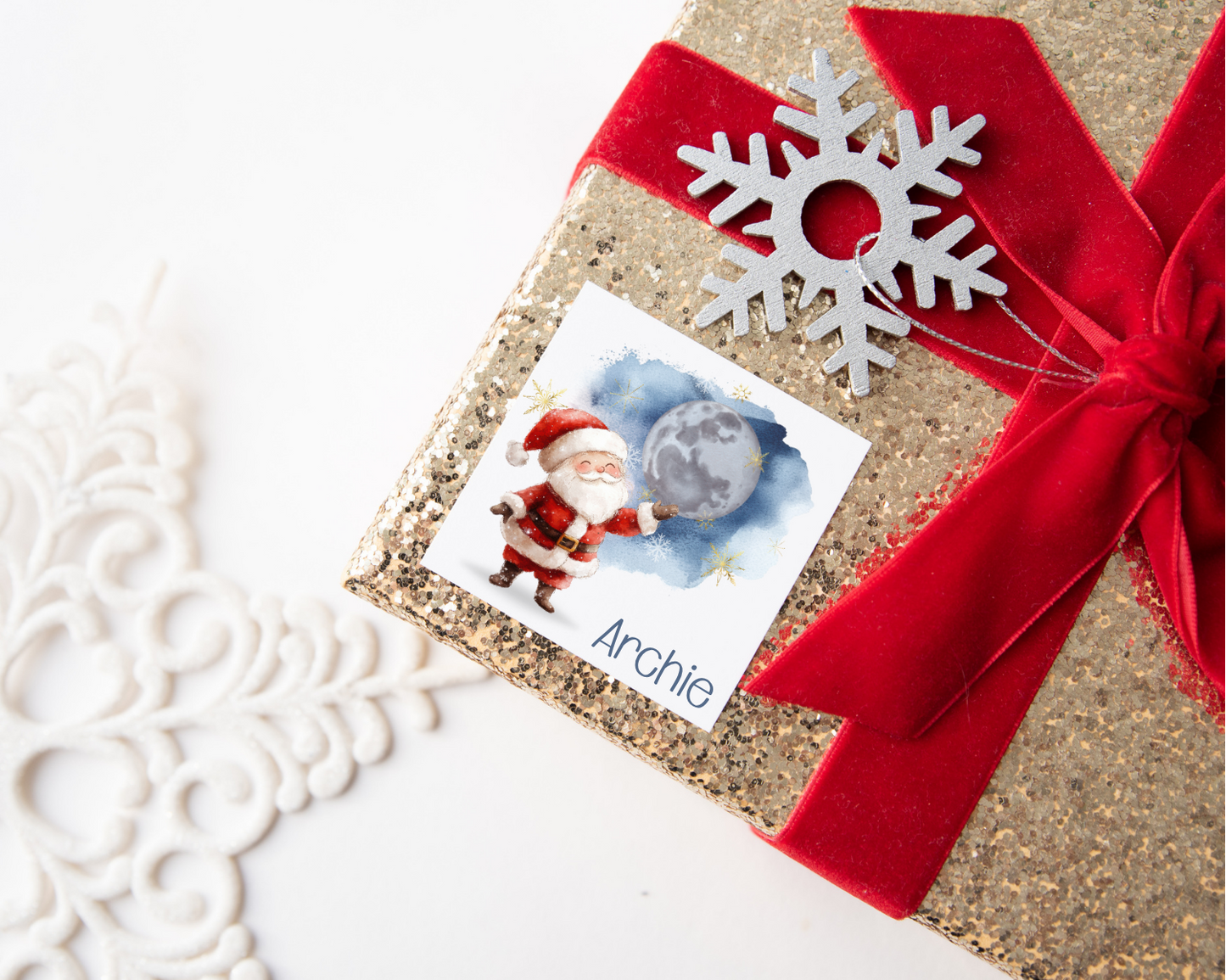 Personalised Santa Christmas Present Labels