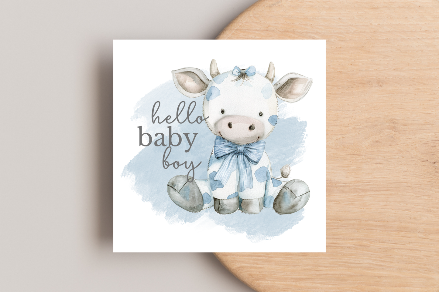 Hello Baby Boy Card