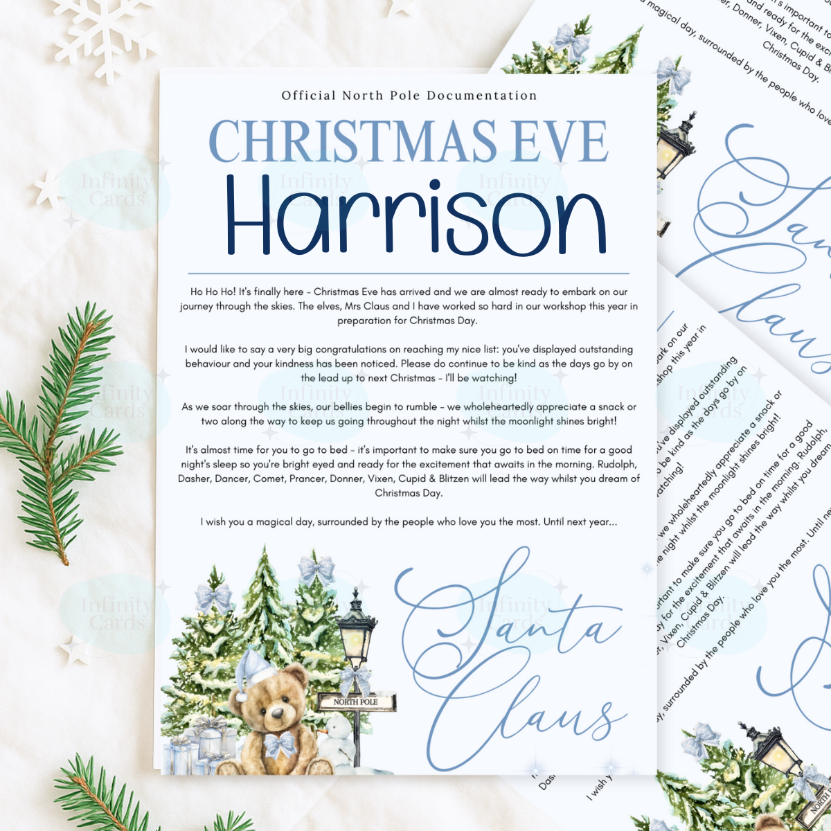 Personalised Christmas Eve Letter From Santa