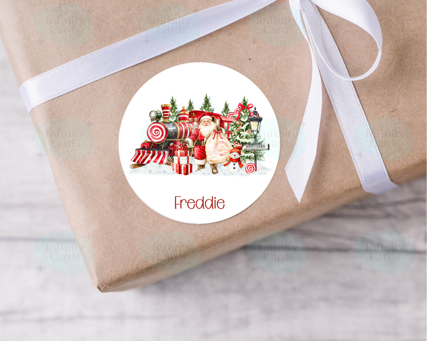 Personalised Santa Christmas Present Labels