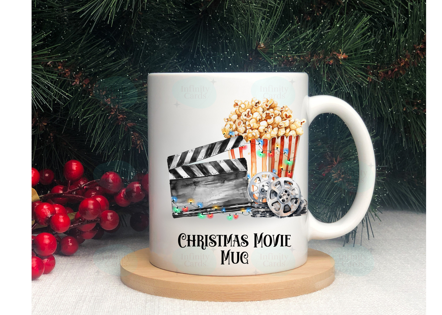 Personalised Christmas Movie Mug