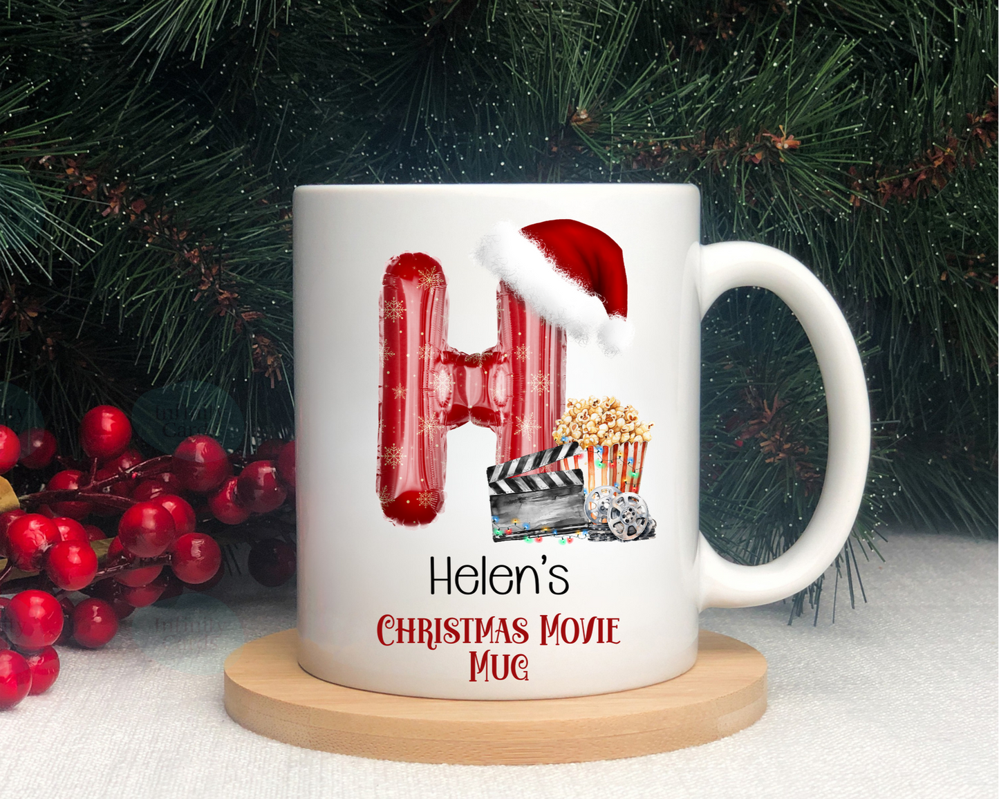 Personalised Christmas Movie Mug