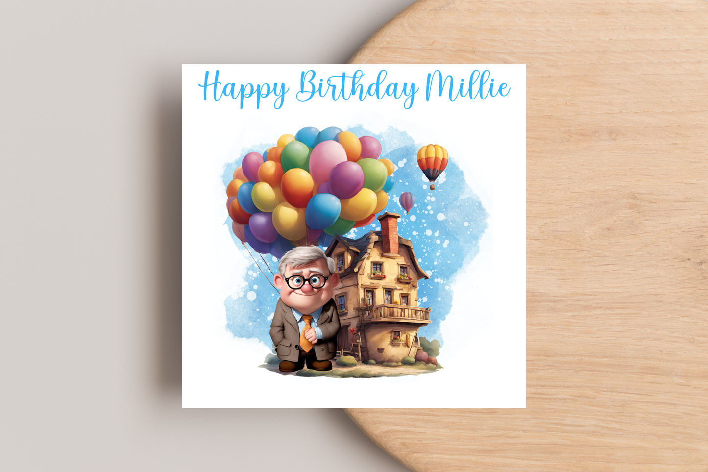 Personalised UP! Birthday Card