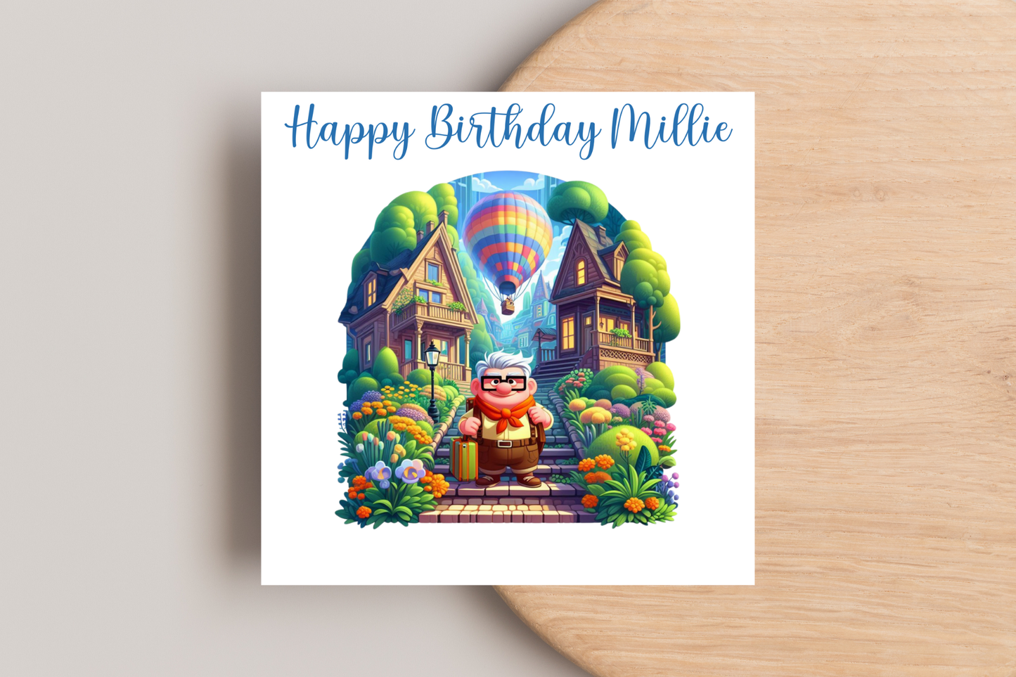 Personalised UP! Birthday Card