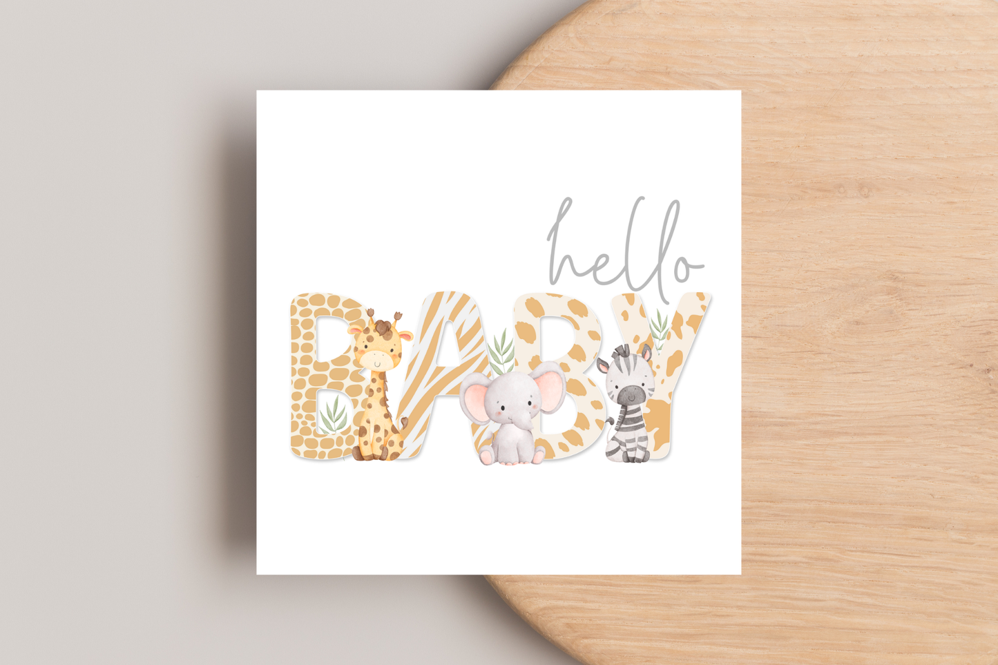 Hello Baby Arrival Card