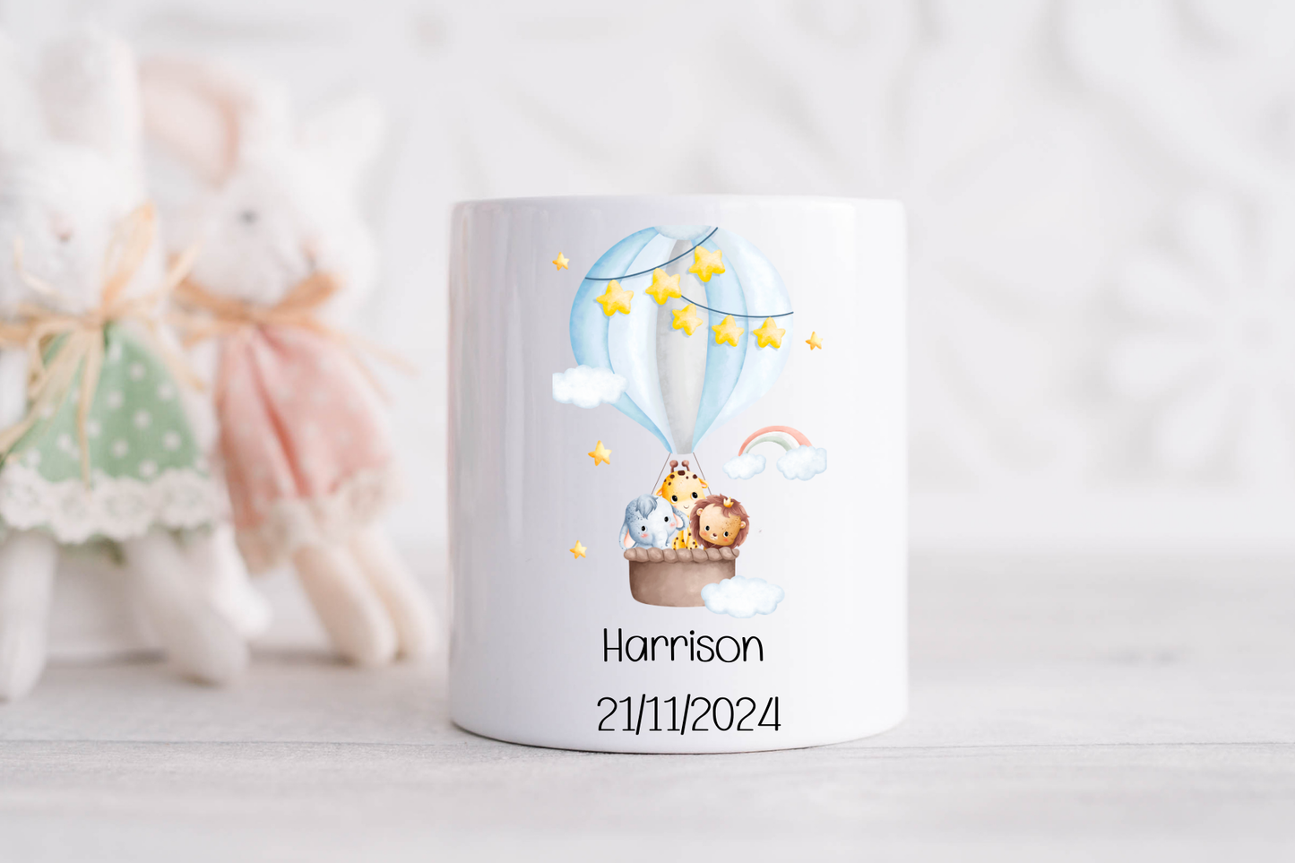 Personalised Hot-air Balloon Money Box