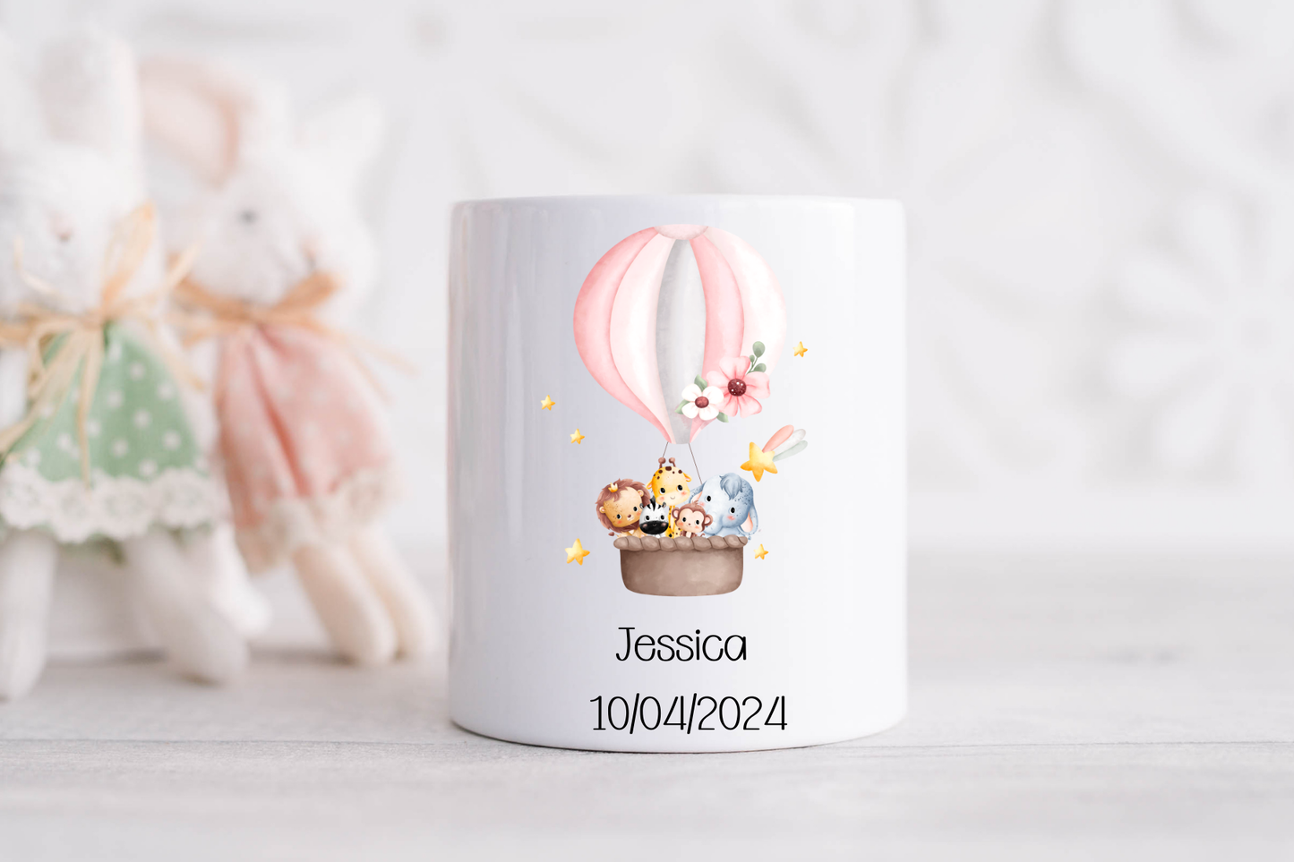 Personalised Hot-air Balloon Money Box