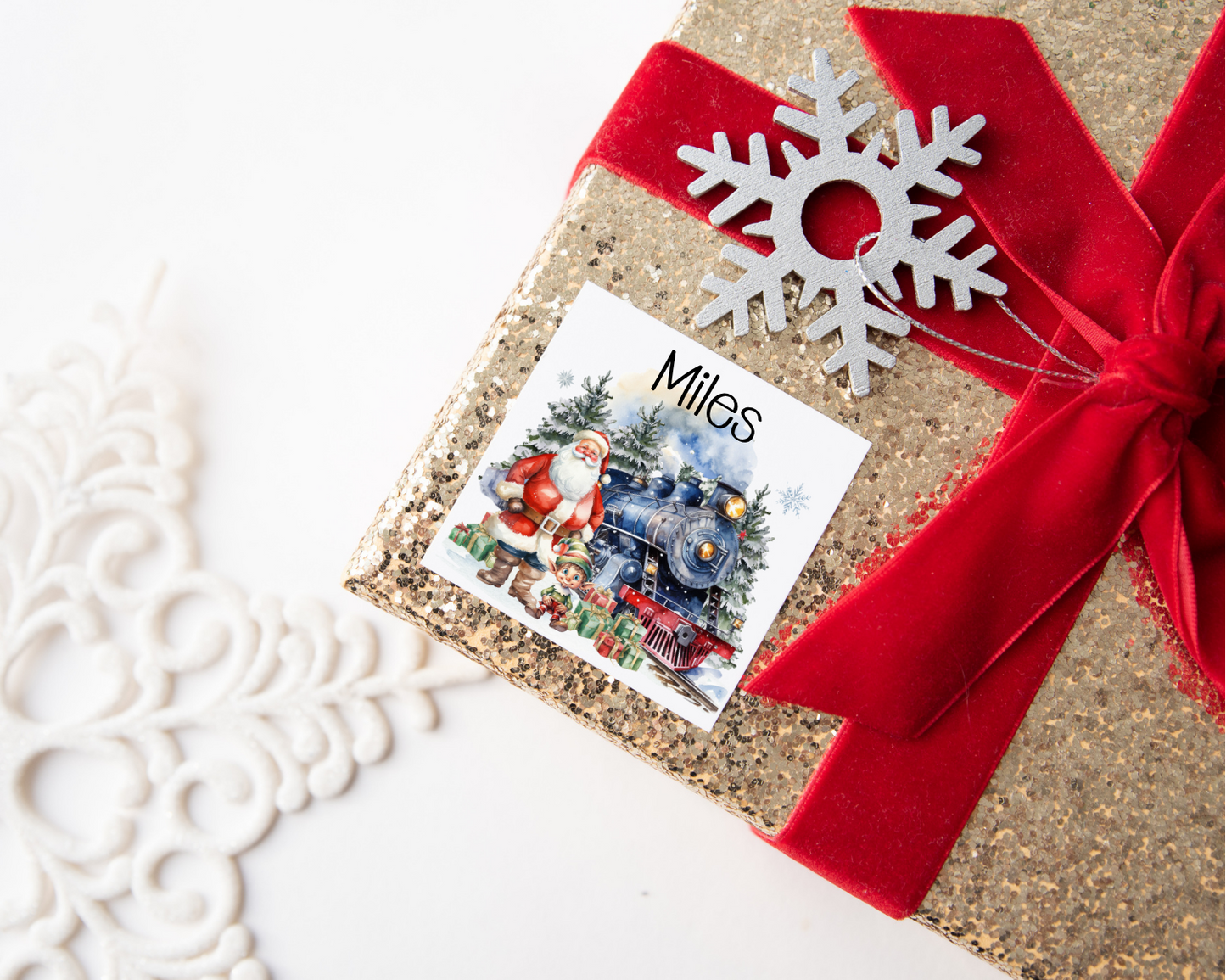 Personalised Santa Christmas Present Labels