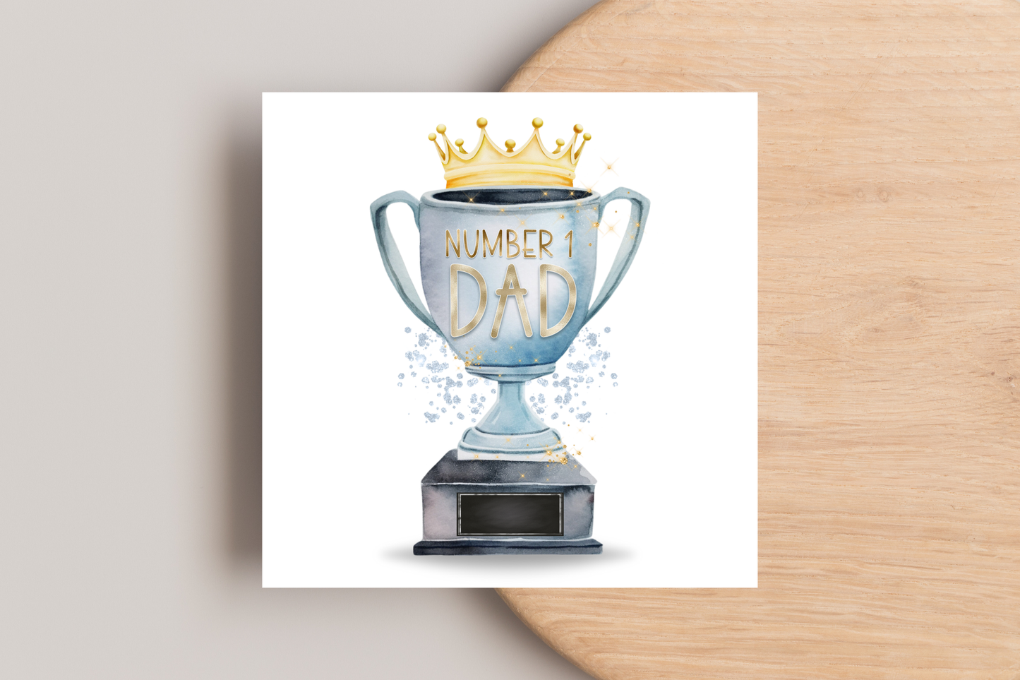 Best Daddy Trophy Card