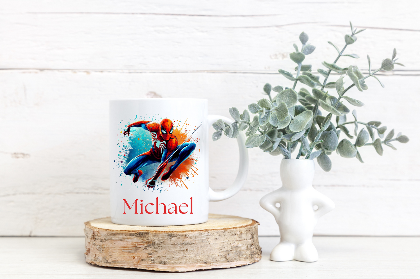 Personalised Avengers Mug Spiderman Hulk