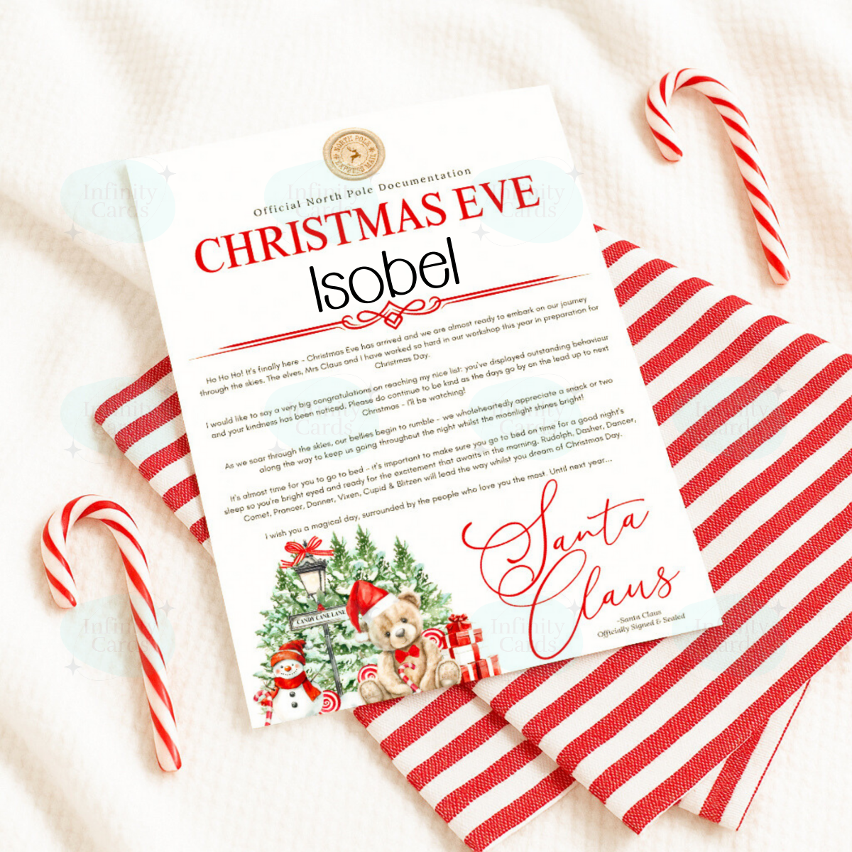 Personalised Christmas Eve Letter From Santa