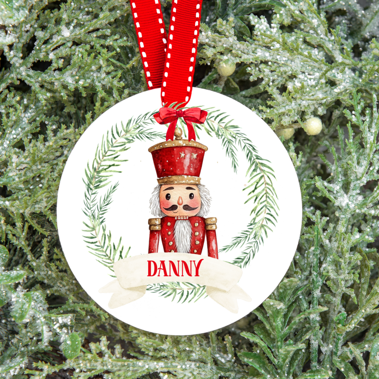 Personalised Nutcracker Christmas Tree Decoration