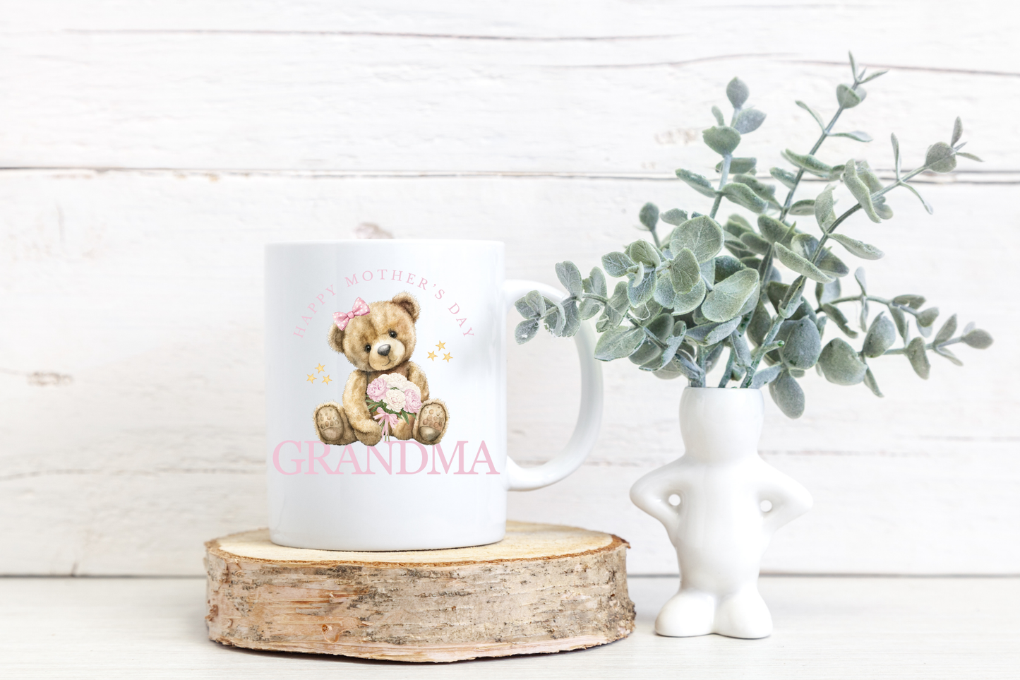 Happy Mother's Day Teddy Mug