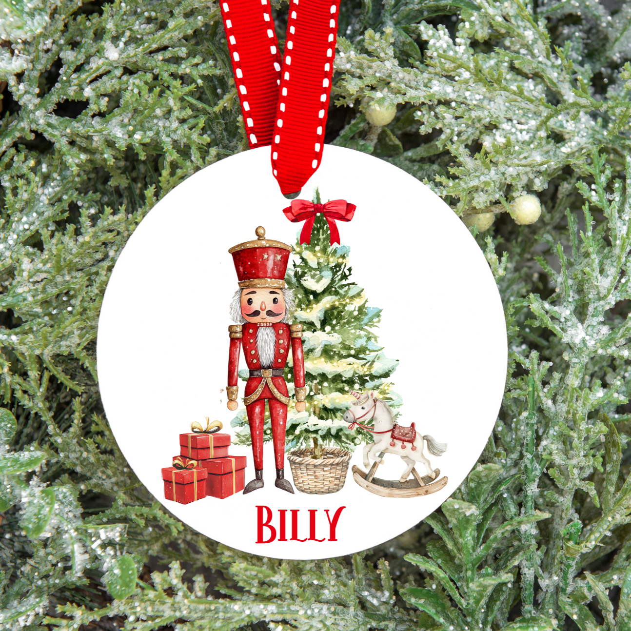 Personalised Nutcracker Christmas Tree Decoration