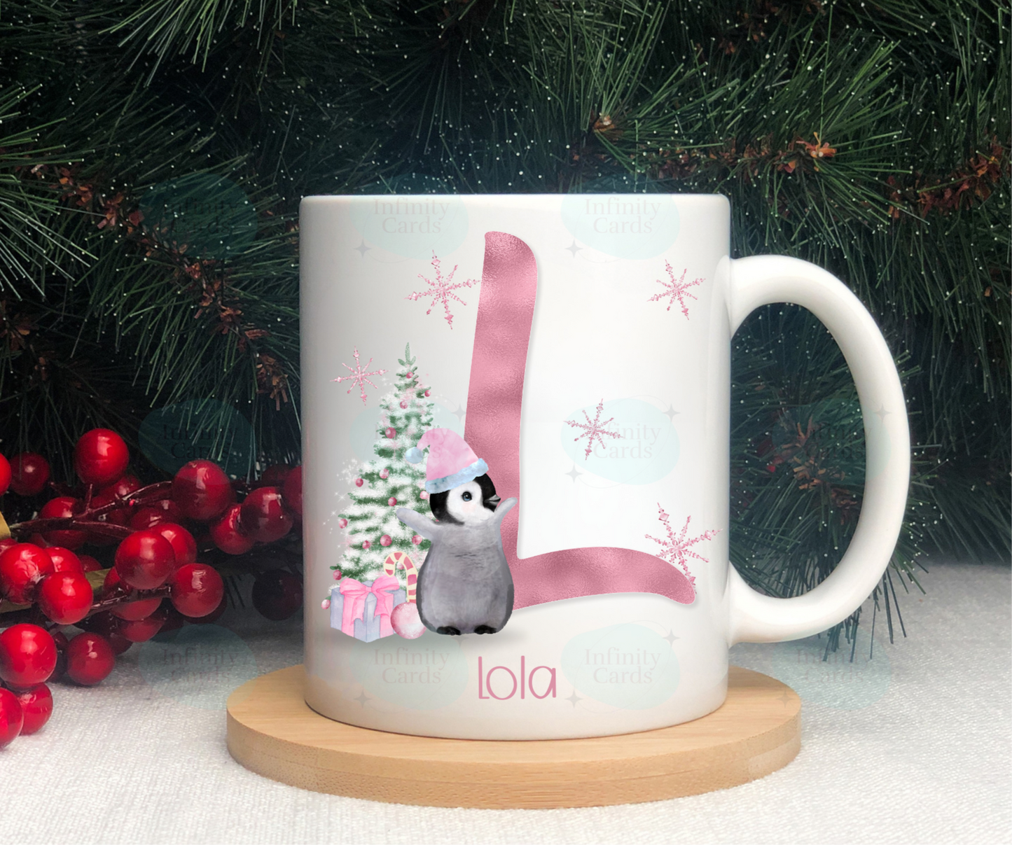 Personalised Penguin Mug