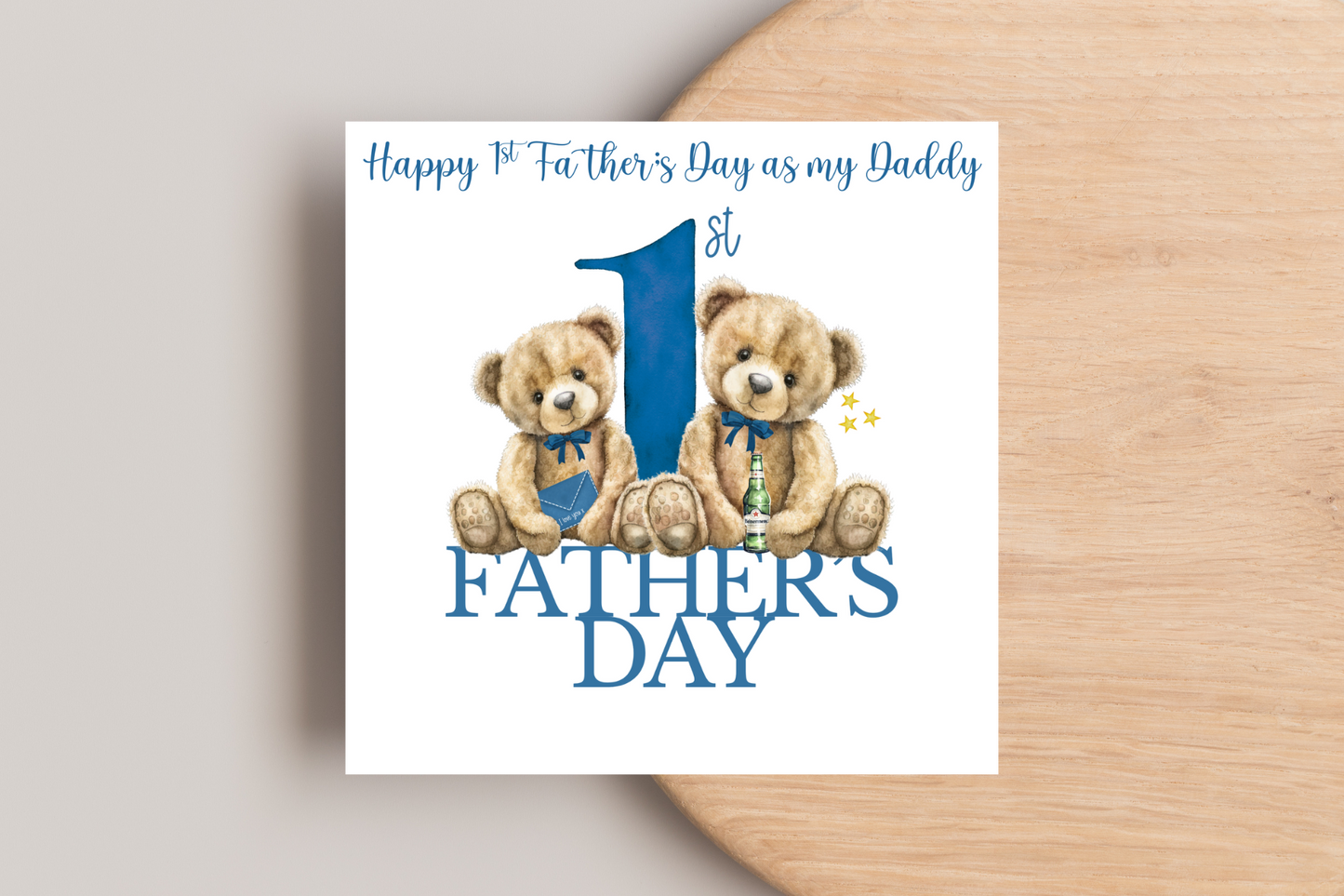 1st Father's Day as my Daddy Father's Day Card