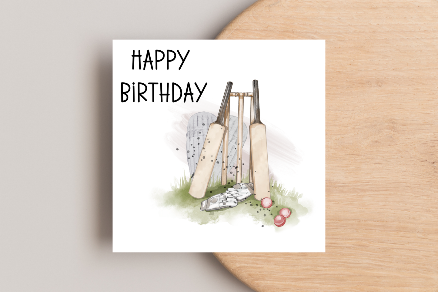 Cricket Birthday Card