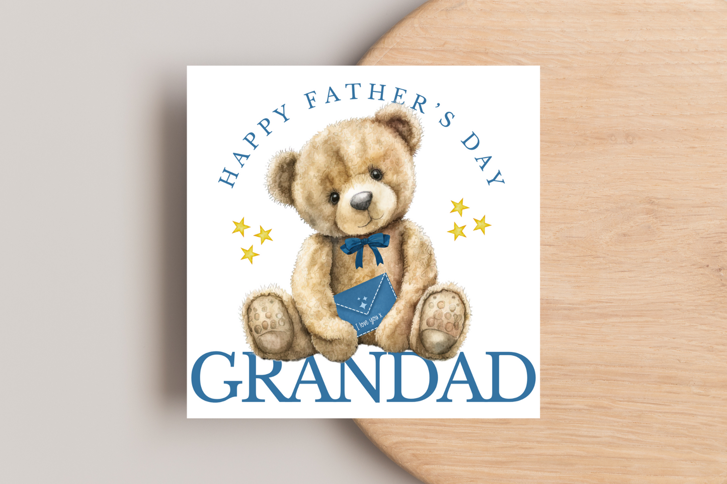Teddy Bear Father's Day Card
