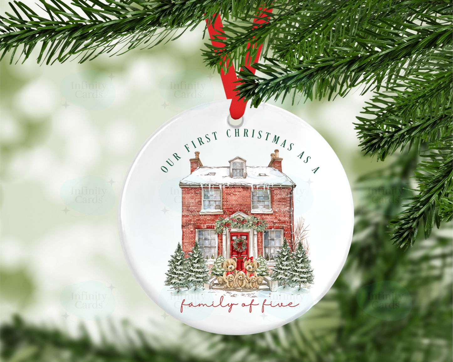 First Christmas as a Family of Christmas Tree Decoration