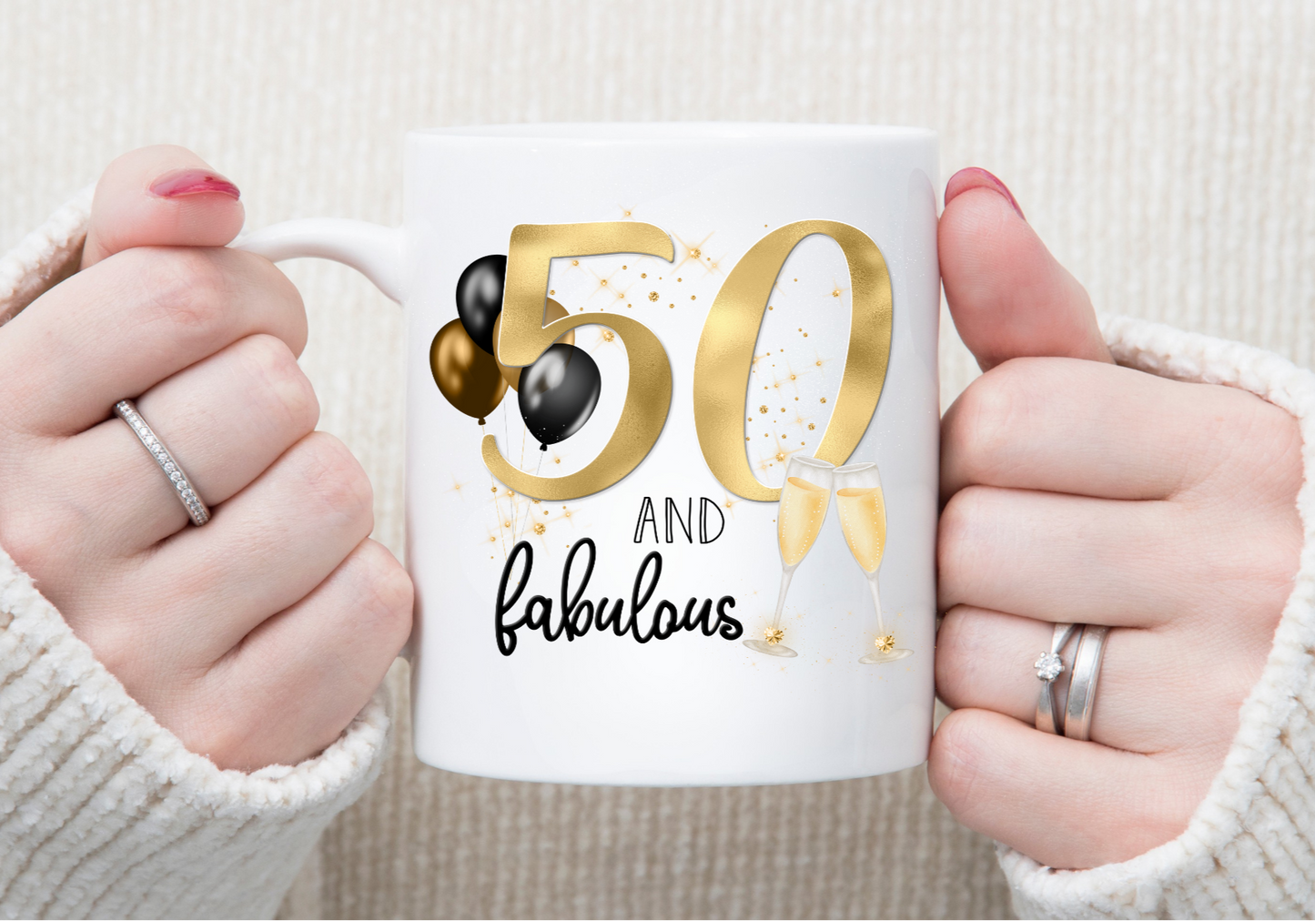 50 and Fabulous Mug
