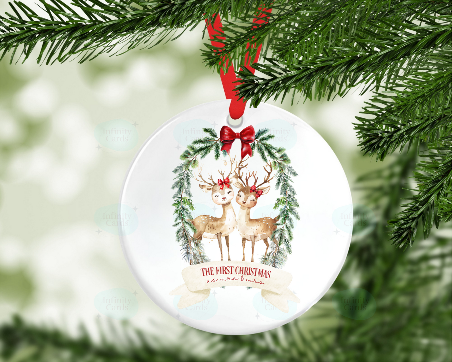First Christmas As Christmas Tree Decoration As Mr and Mrs | Mr and Mr | Mrs and Mrs