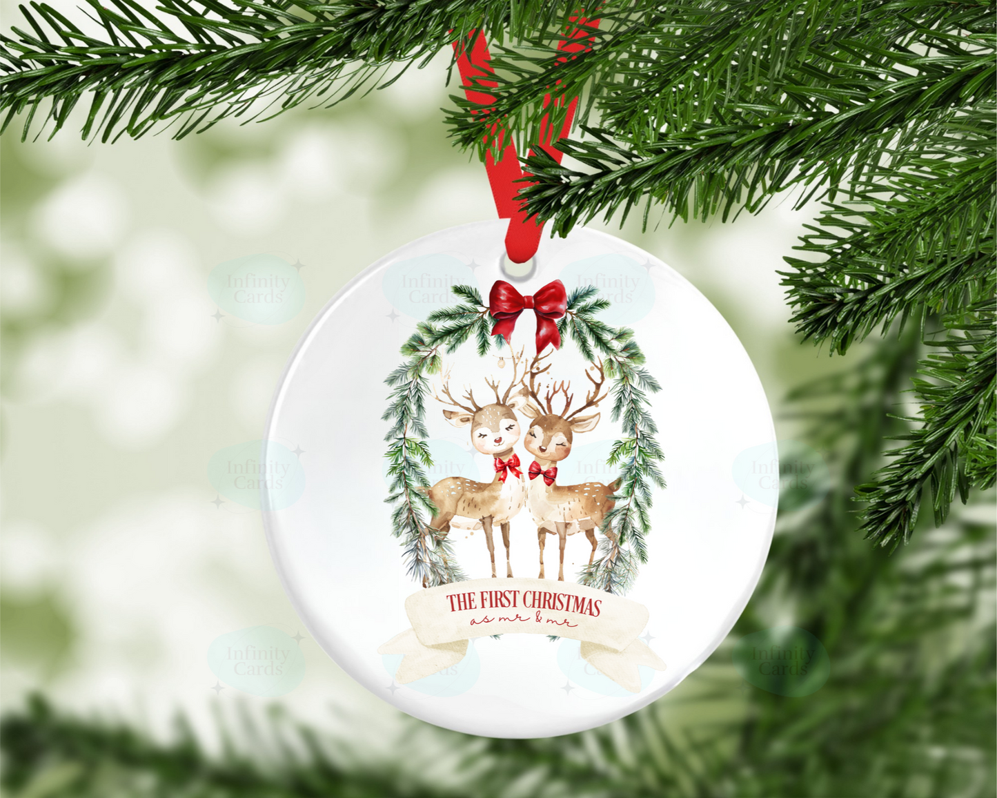 First Christmas As Christmas Tree Decoration As Mr and Mrs | Mr and Mr | Mrs and Mrs