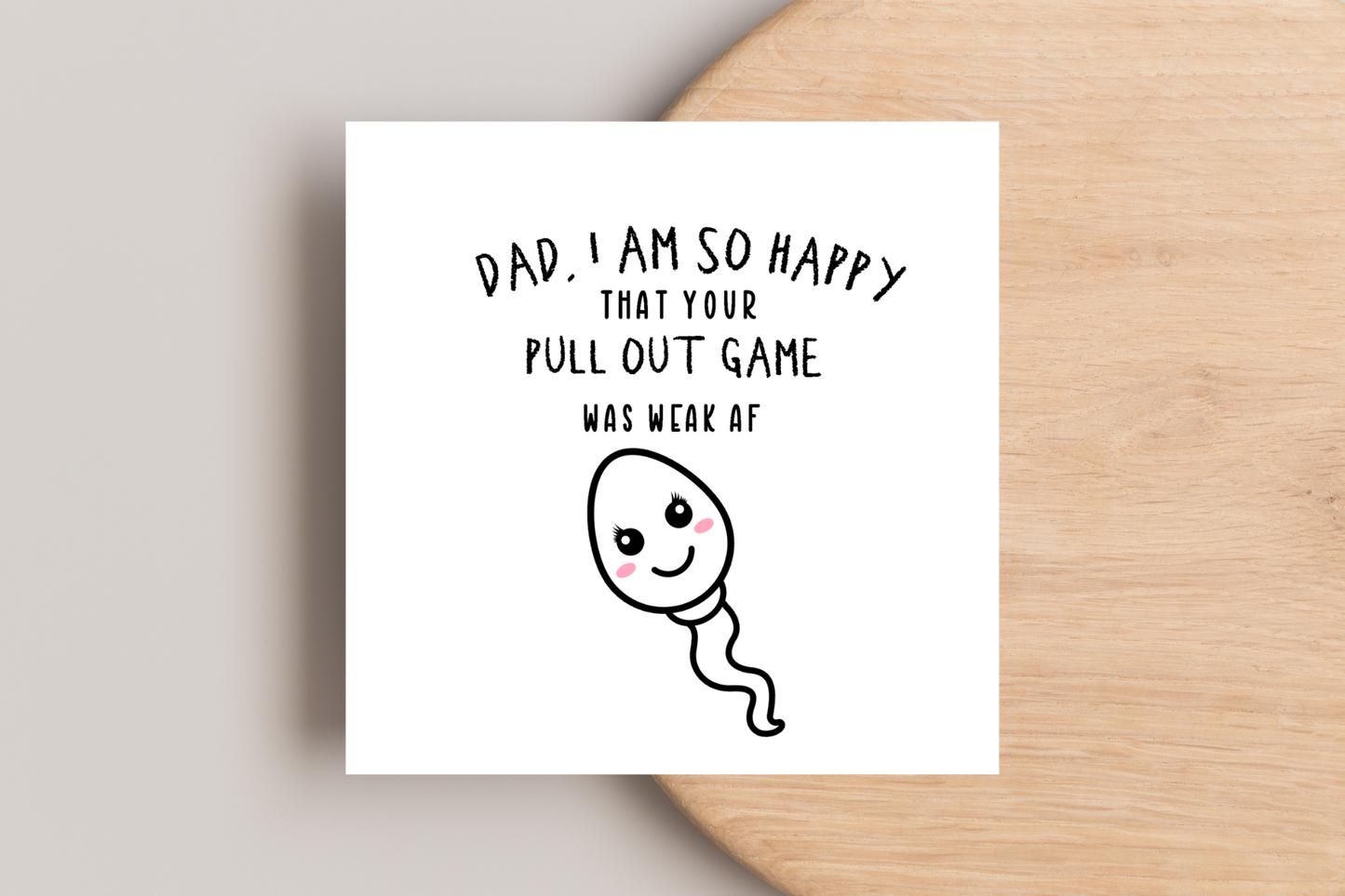 Fastest Sperm Father's Day Card