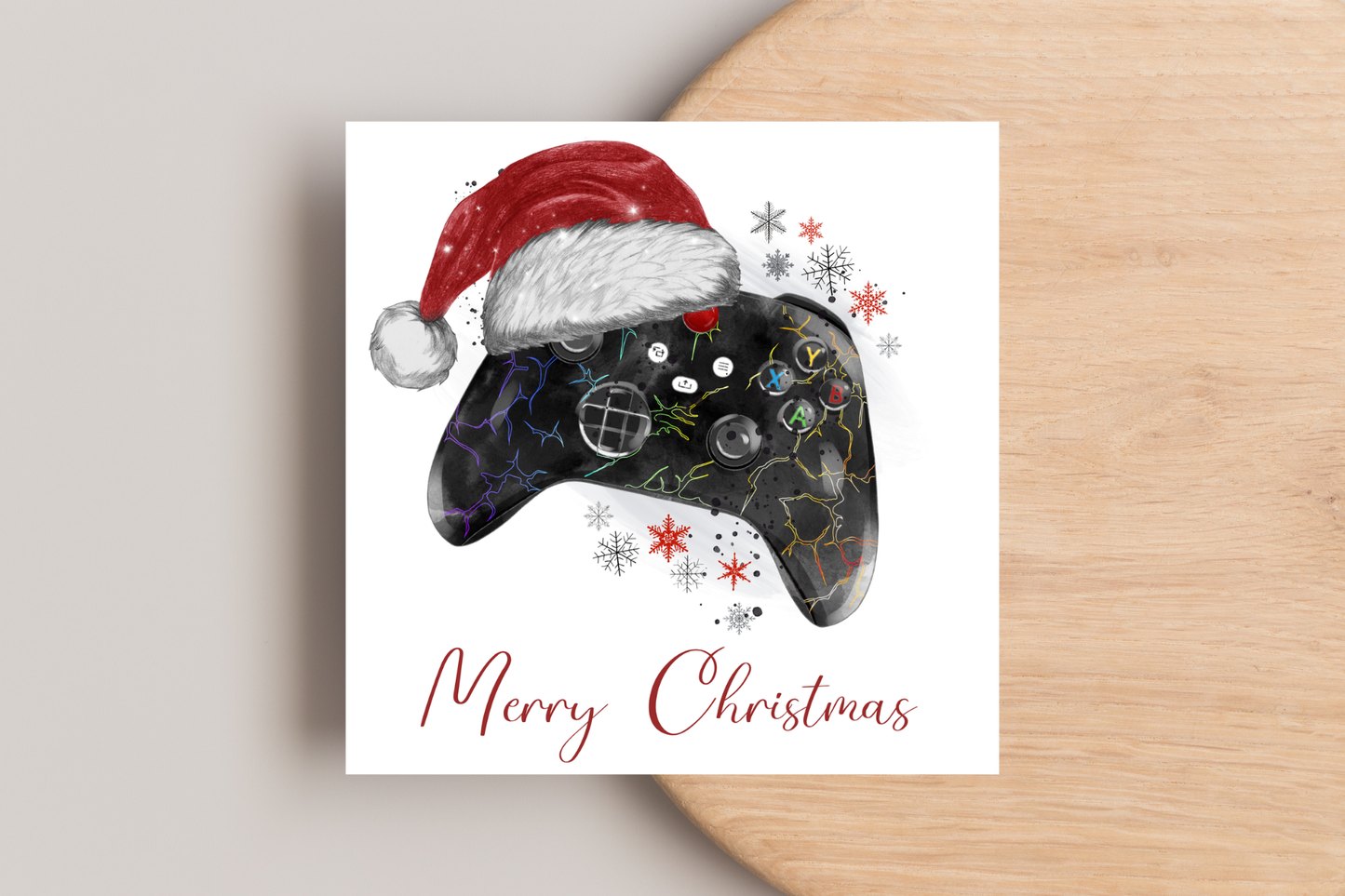 Gaming Christmas Christmas Card