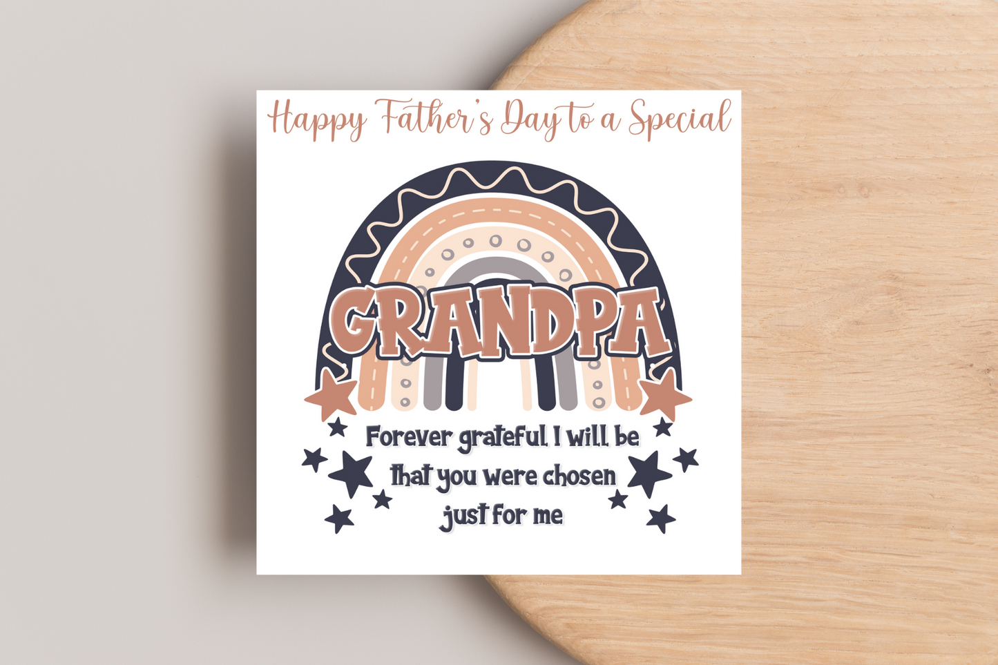 Forever Grateful Father's Day Card