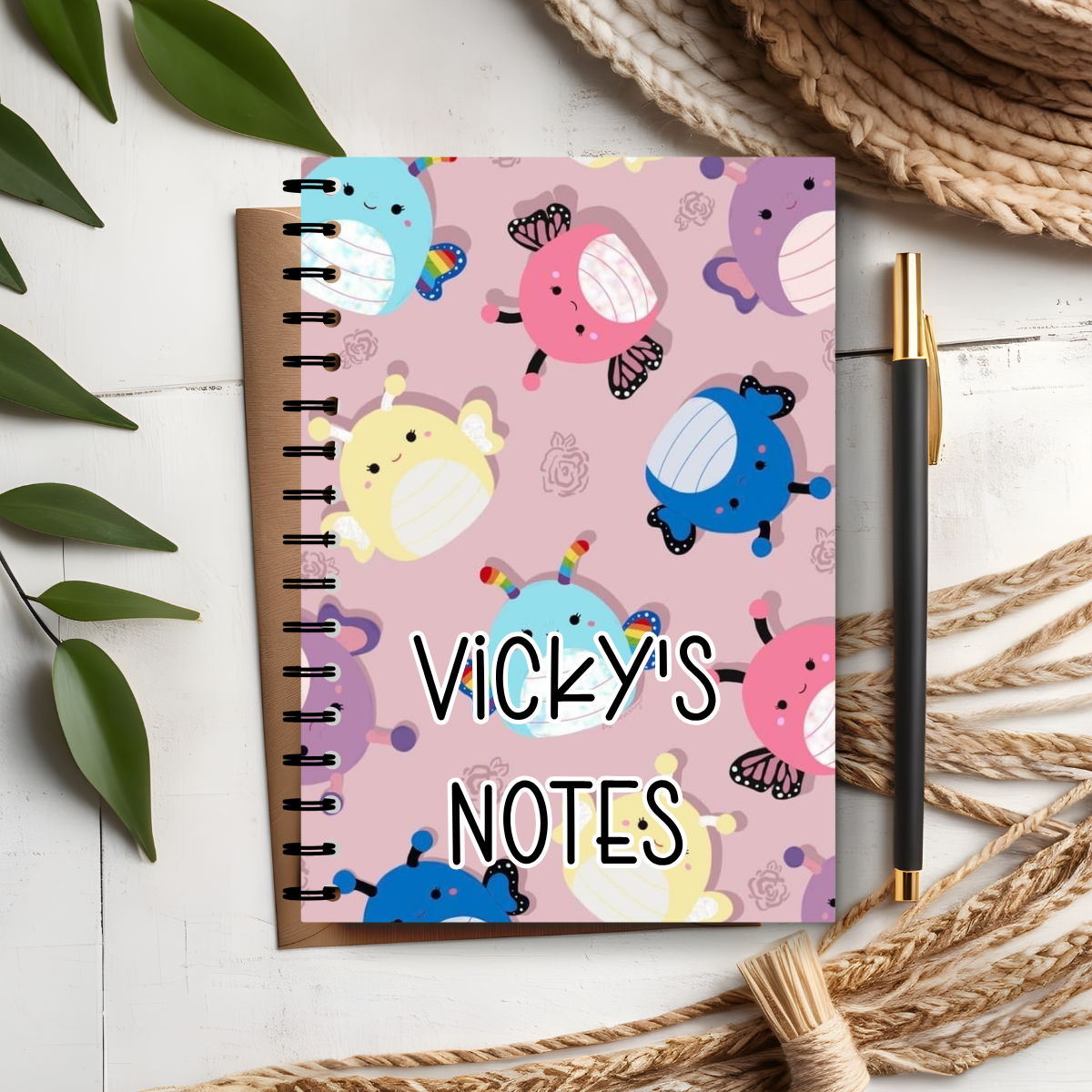 Personalised Squishmallow Notebook