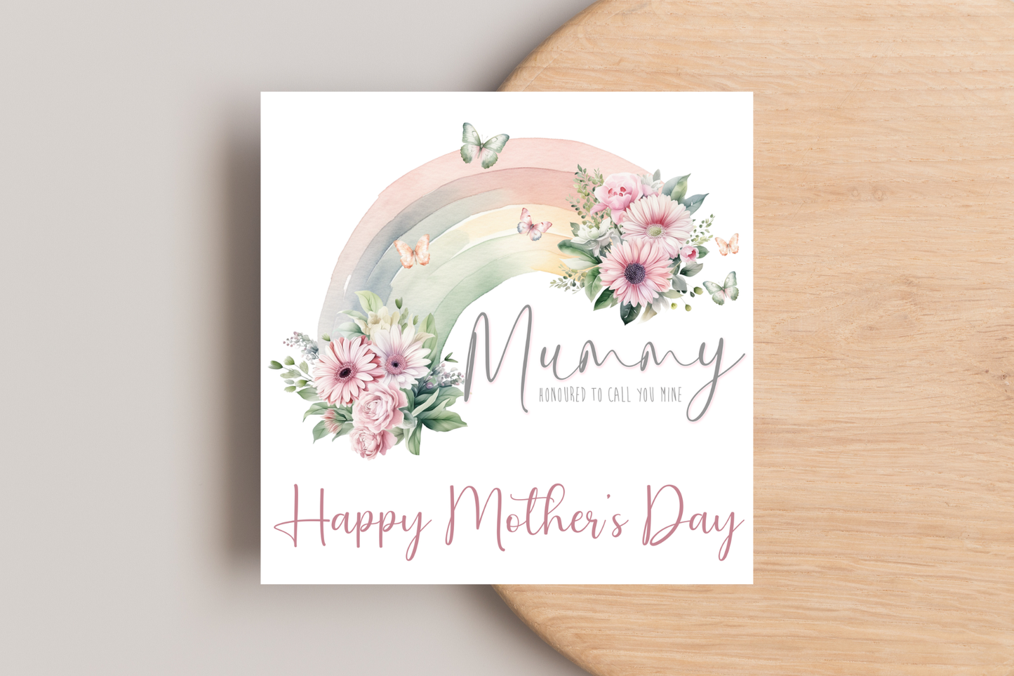 Mum Honoured to Call you Mine Mother's Day Card