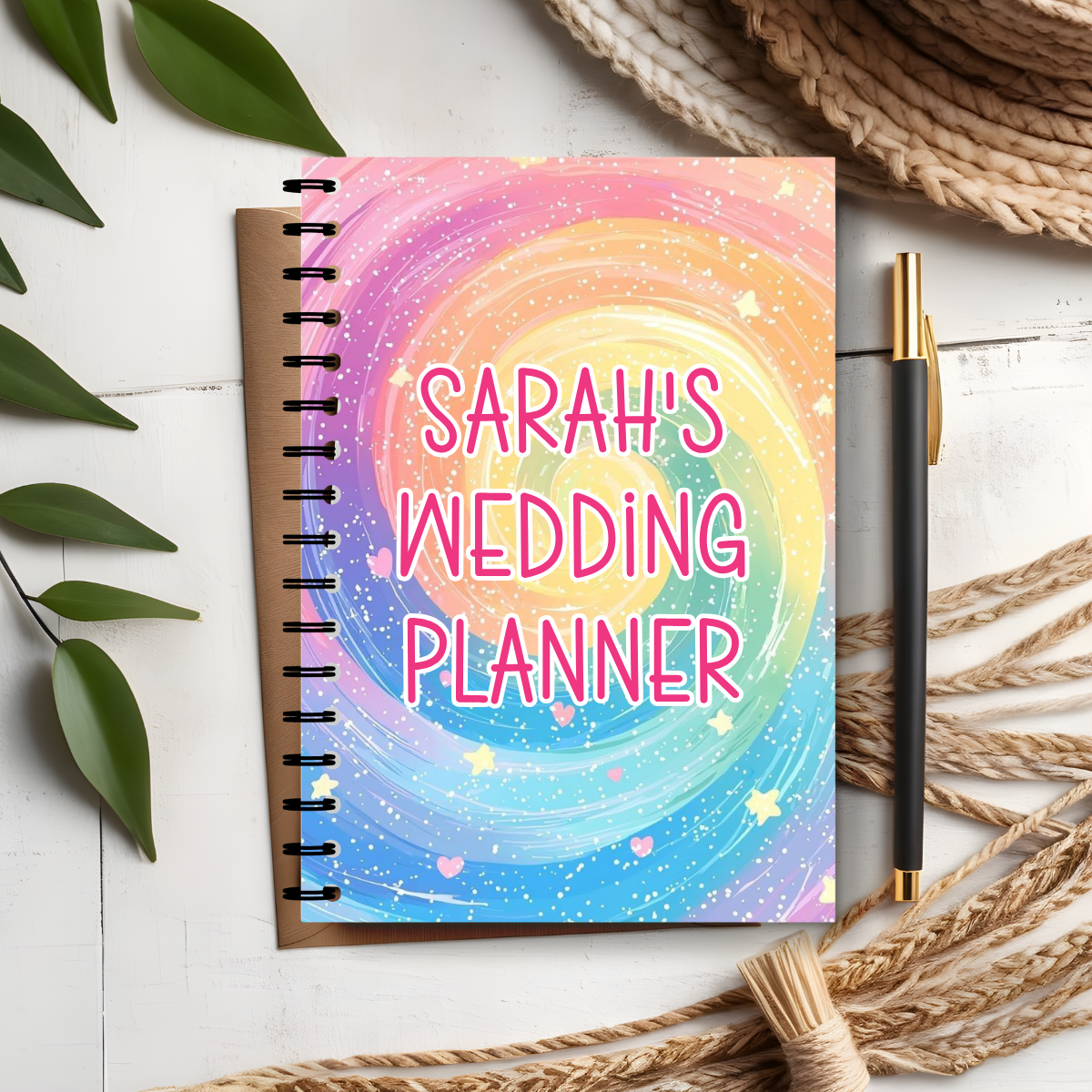 Personalised Pastel Notebook