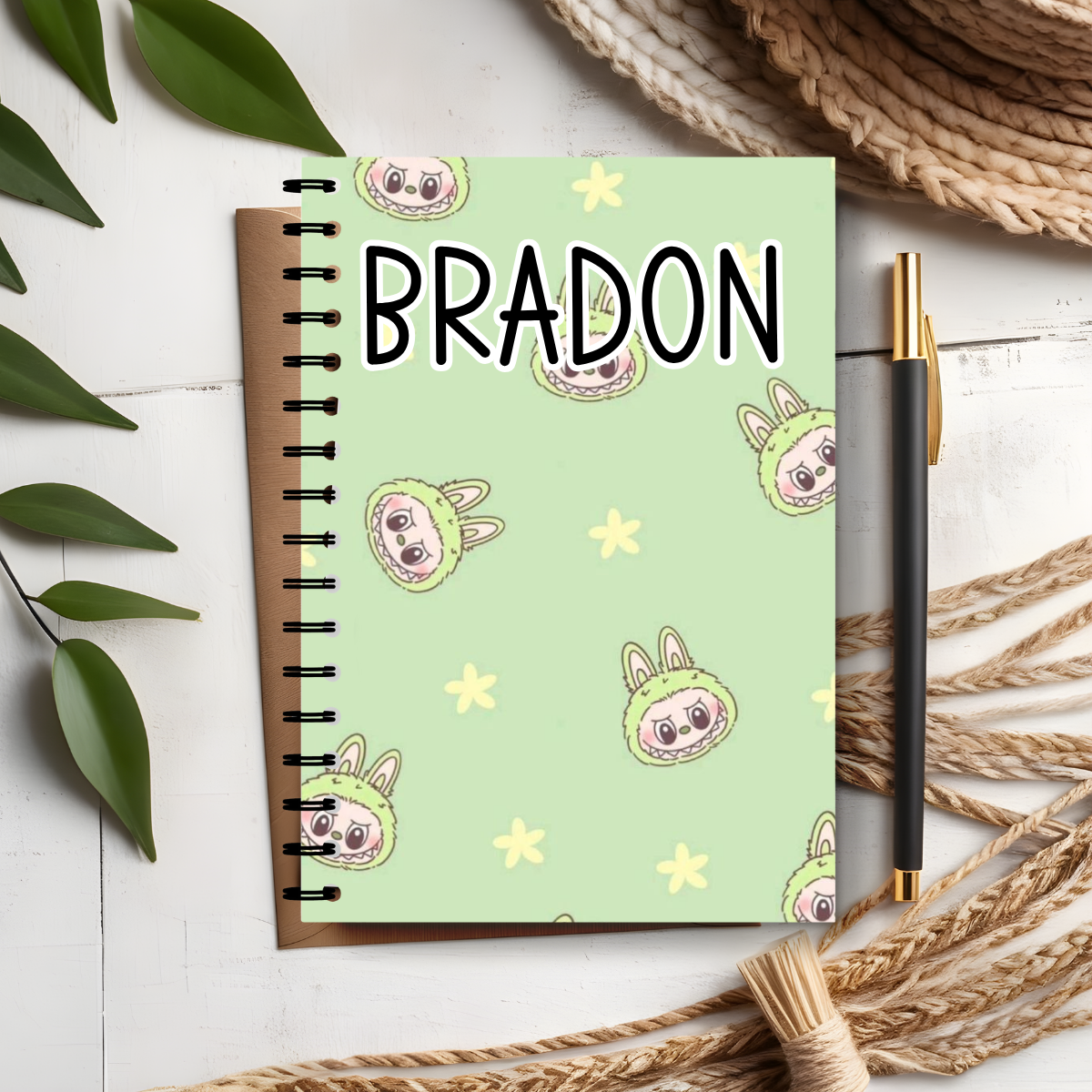 Personalised Labubu Notebook