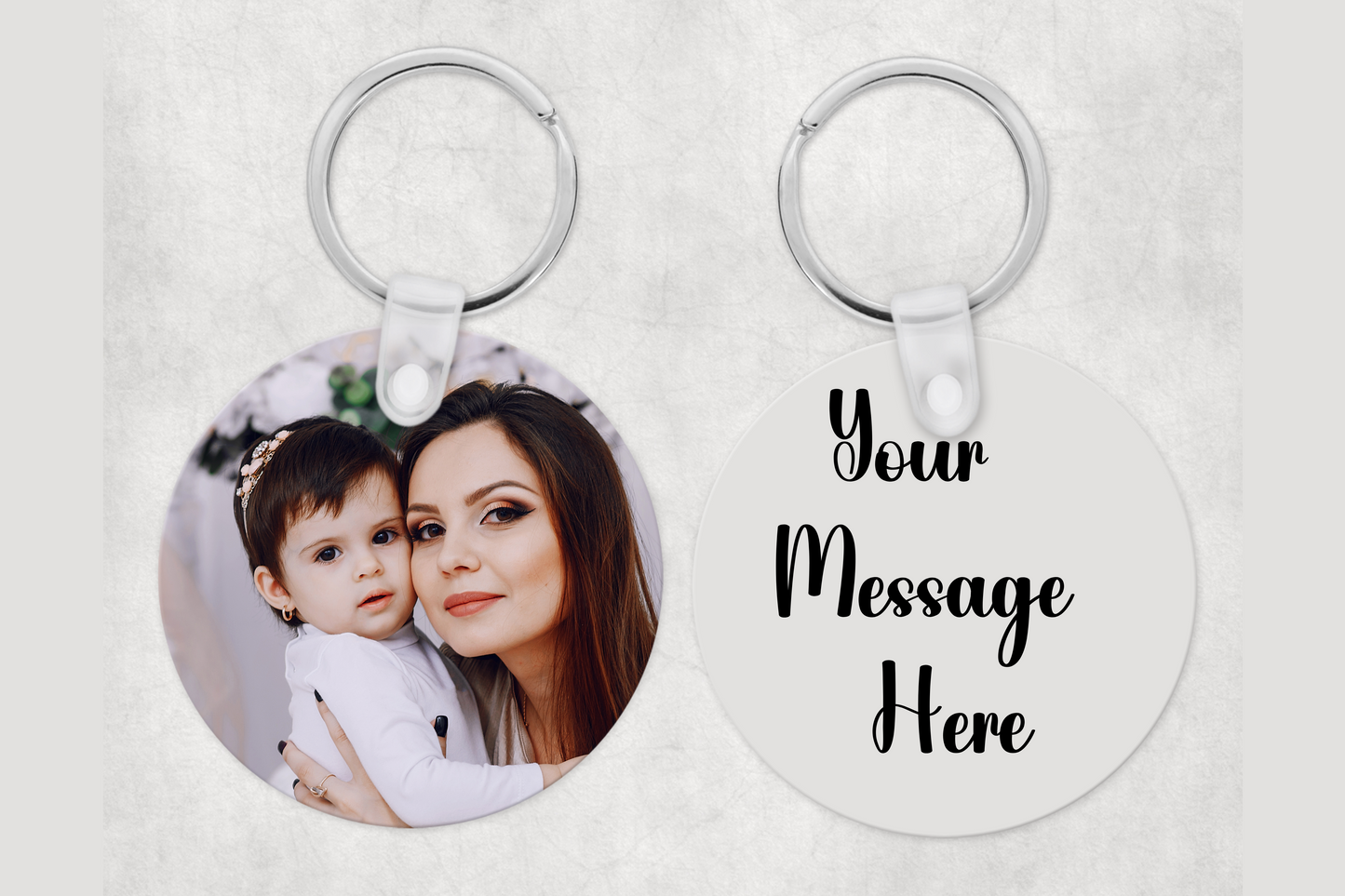Personalised Mother's Day Photo Keyring