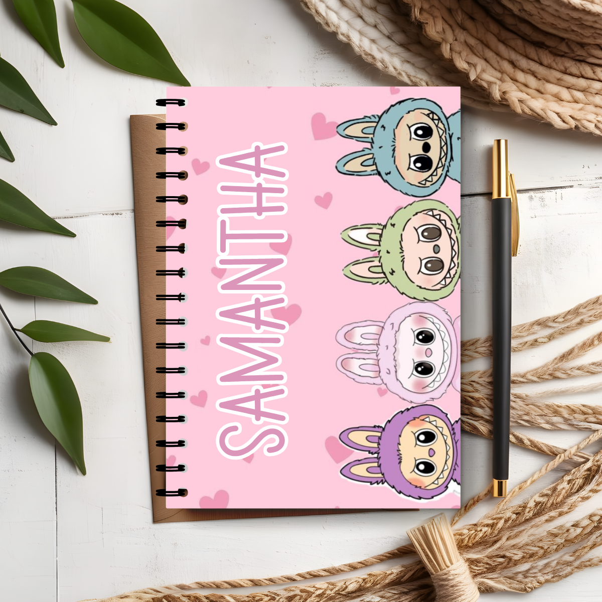Personalised Labubu Notebook