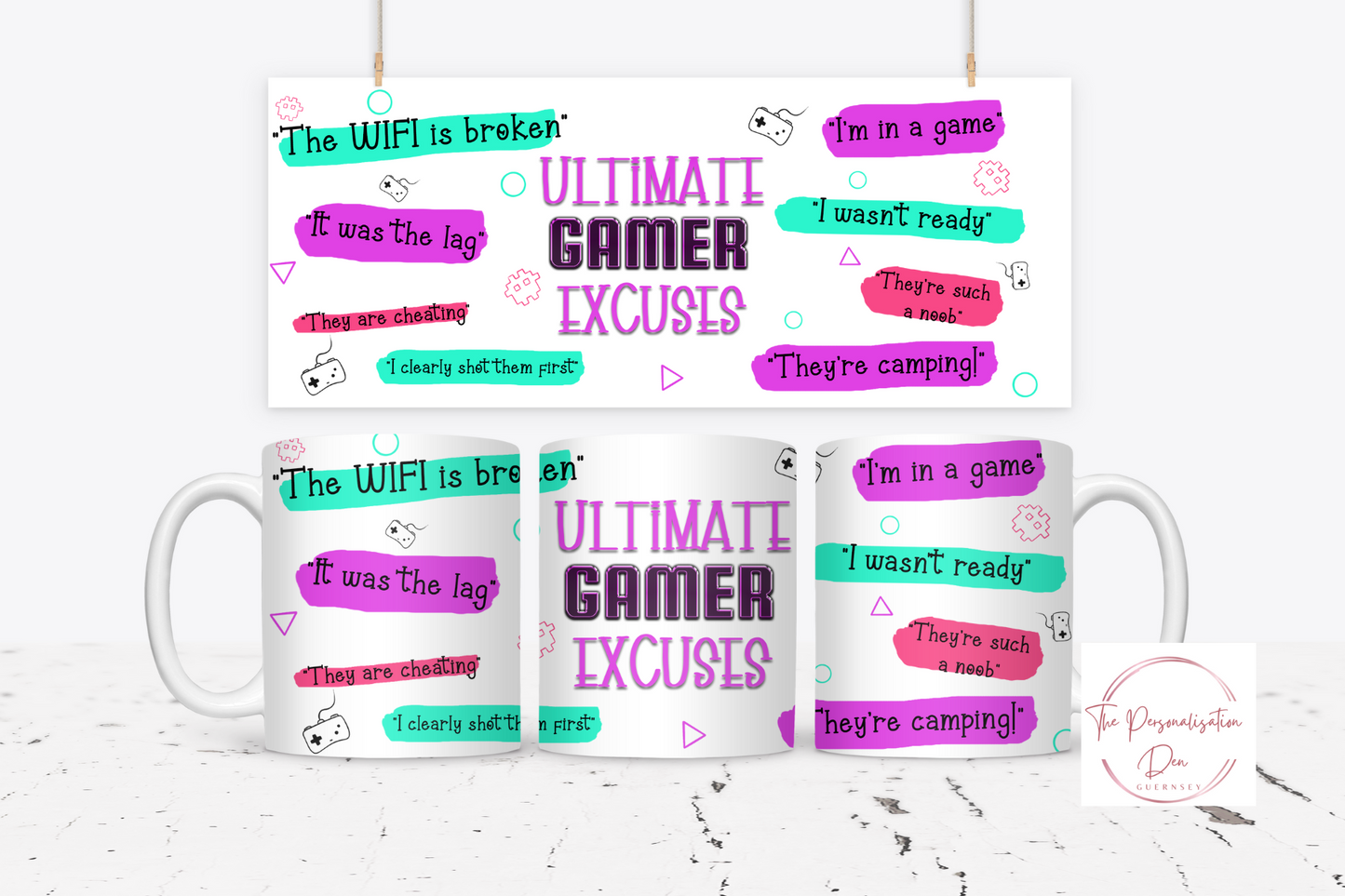 Ultimate Gamer Excuses Mug