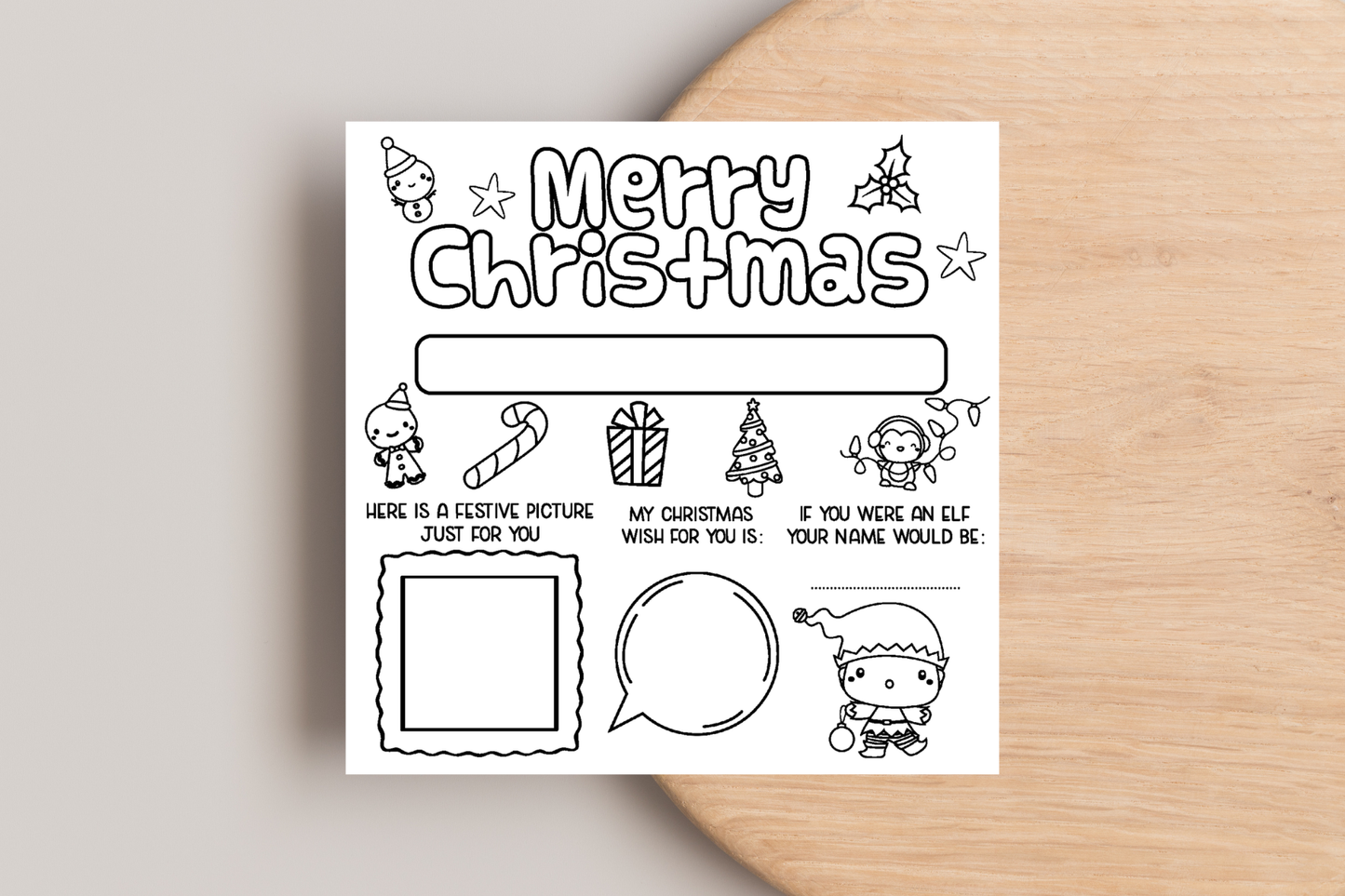 Christmas Colour In Card