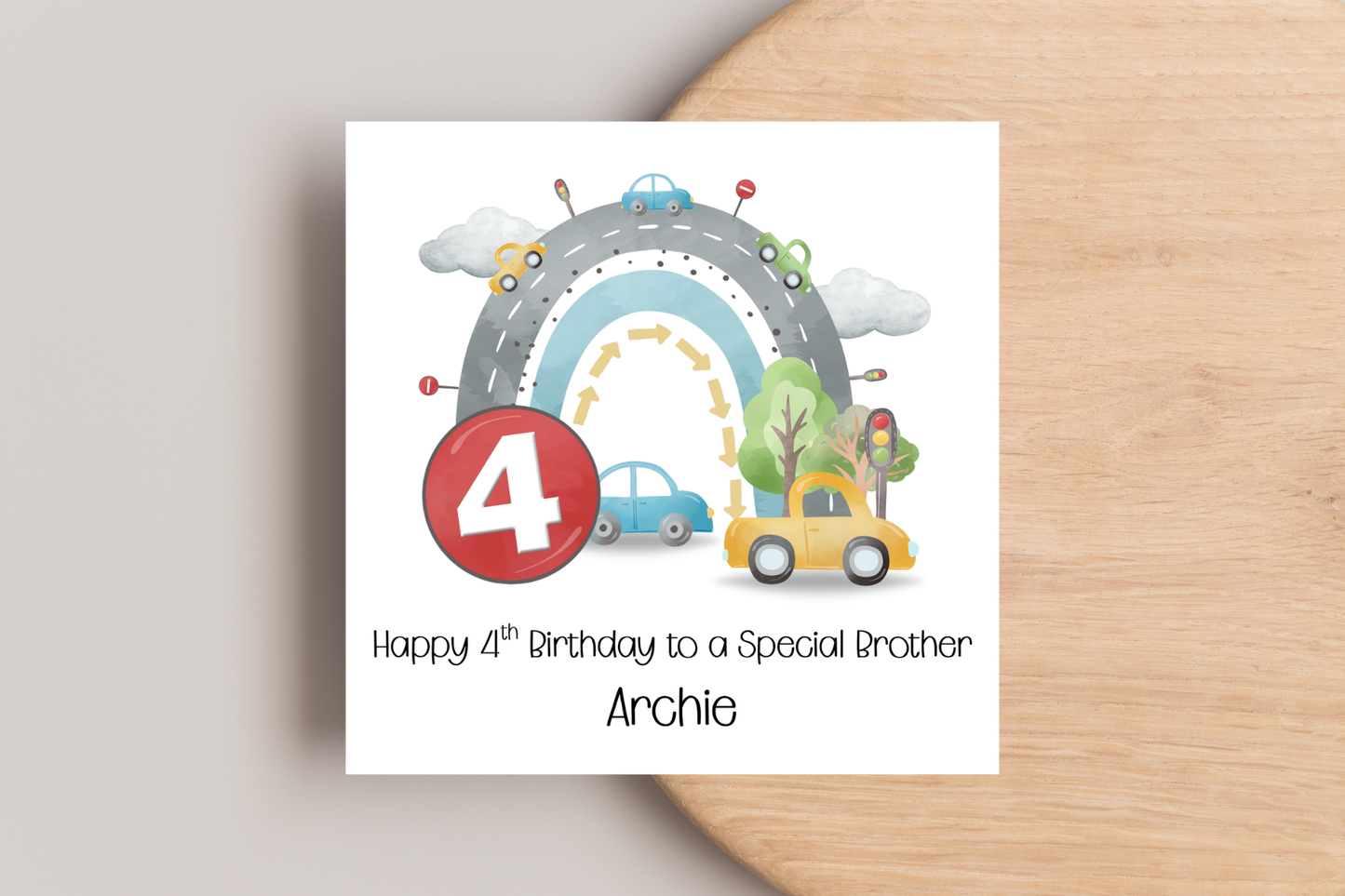 Personalised Vehicle Birthday Card