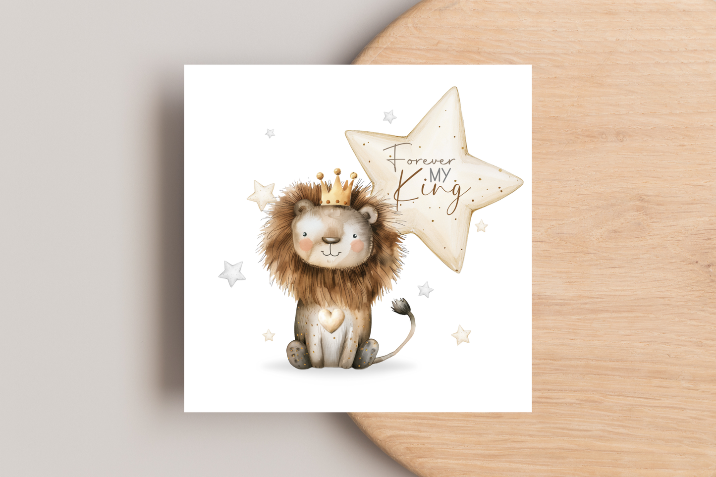 Forever Our King Father's Day Card