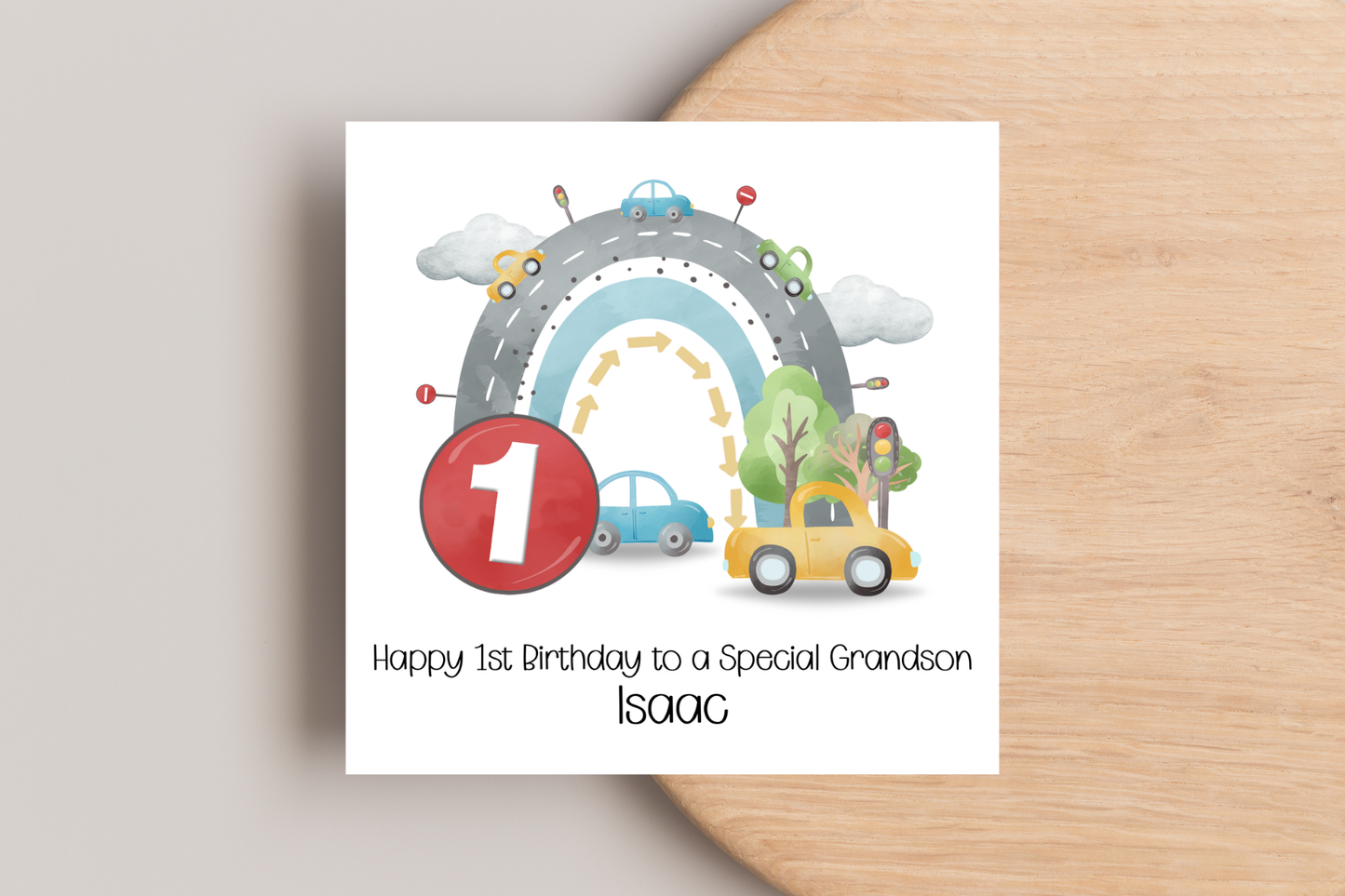 Personalised Vehicle Birthday Card