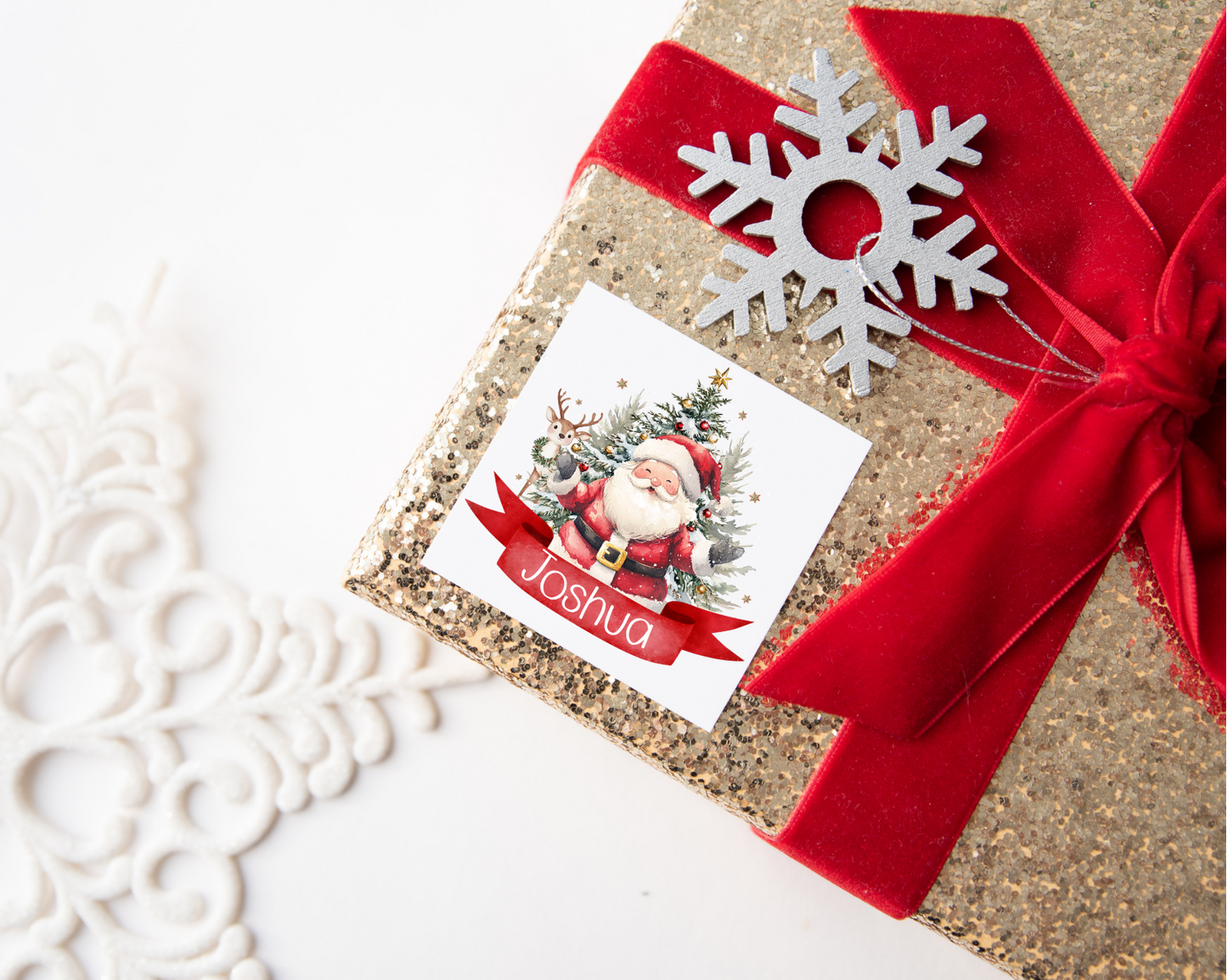 Personalised Santa Christmas Present Labels