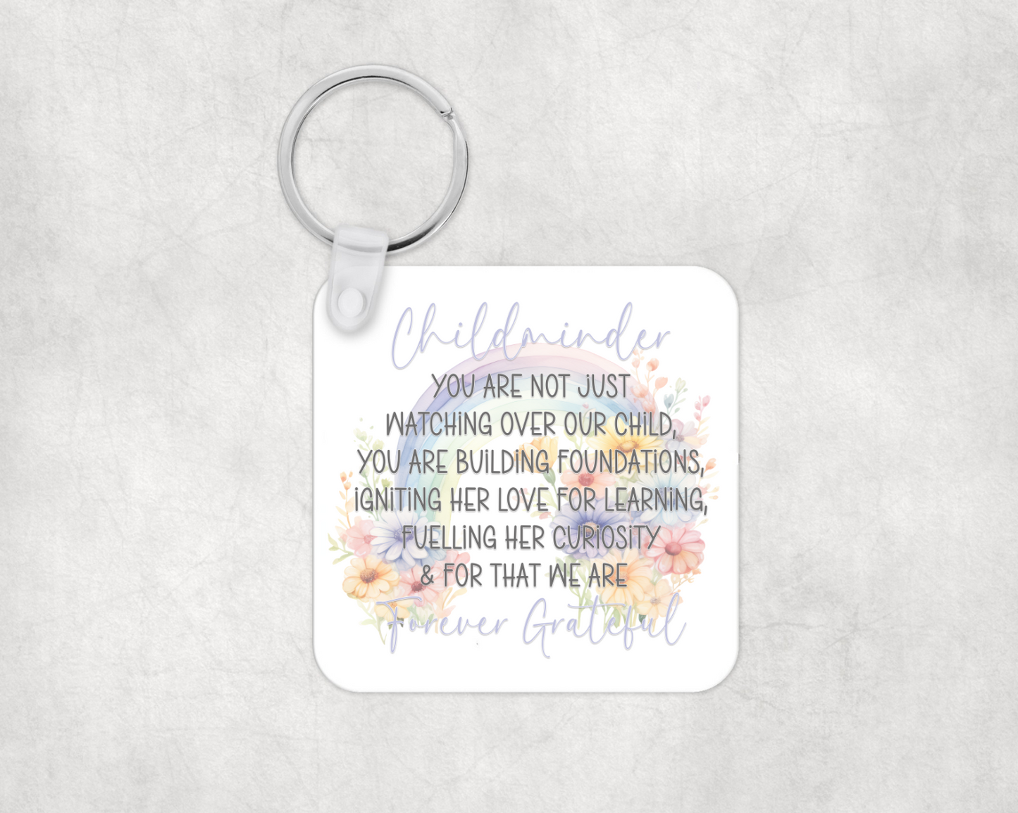 Childminder Appreciation Keyring