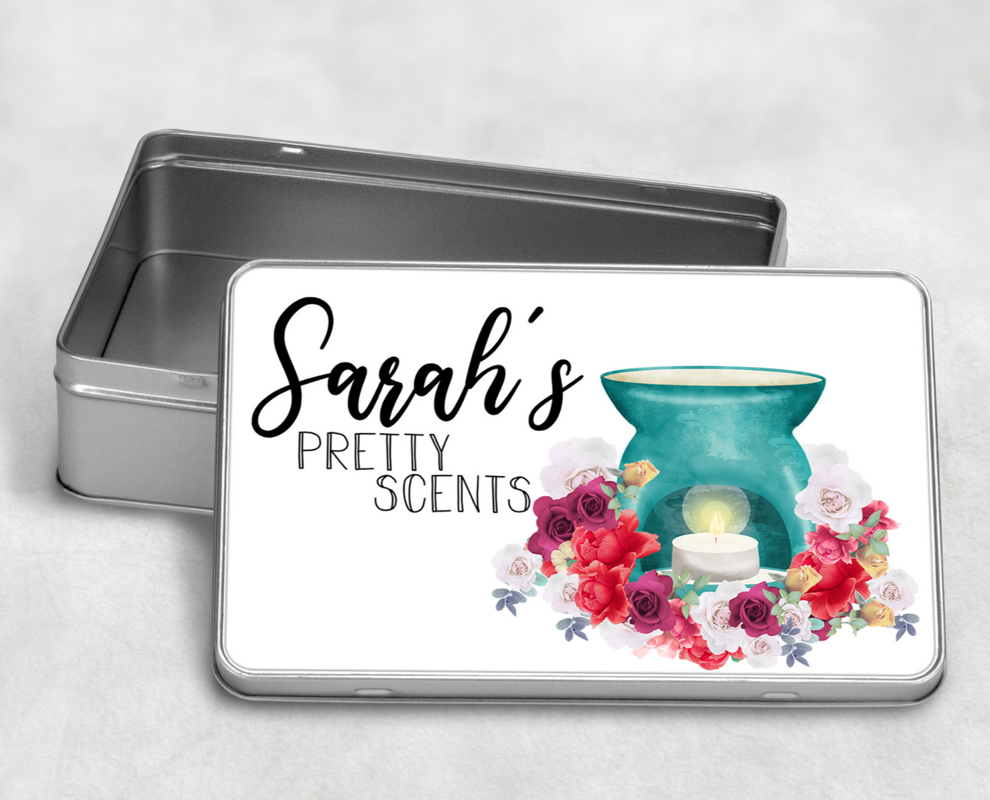 Personalised Wax Melt Tin