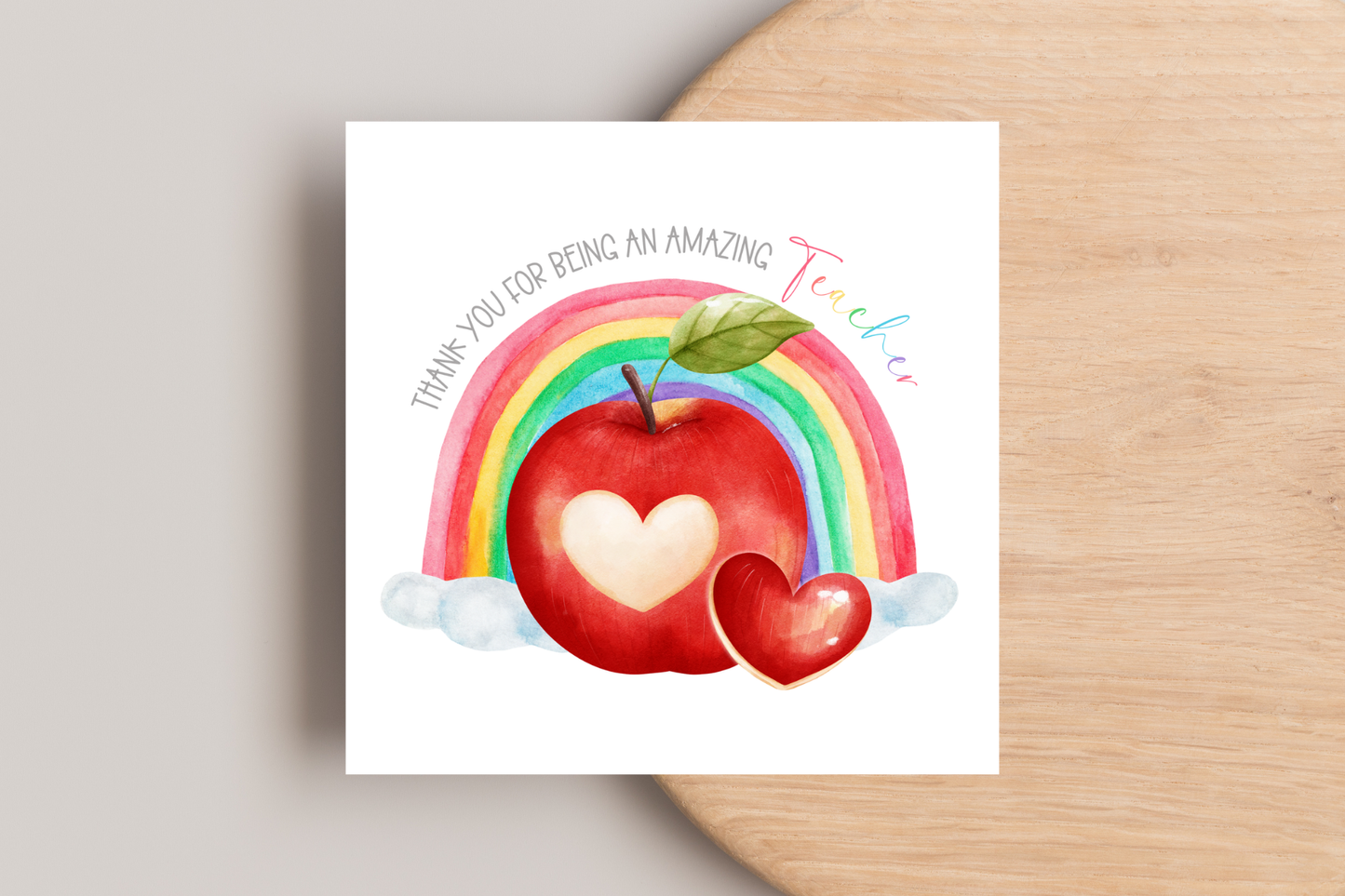 Thank you for being an amazing teacher card