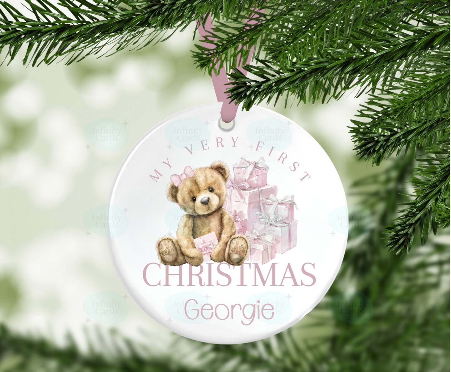 My Very First Christmas Personalised Christmas Bauble