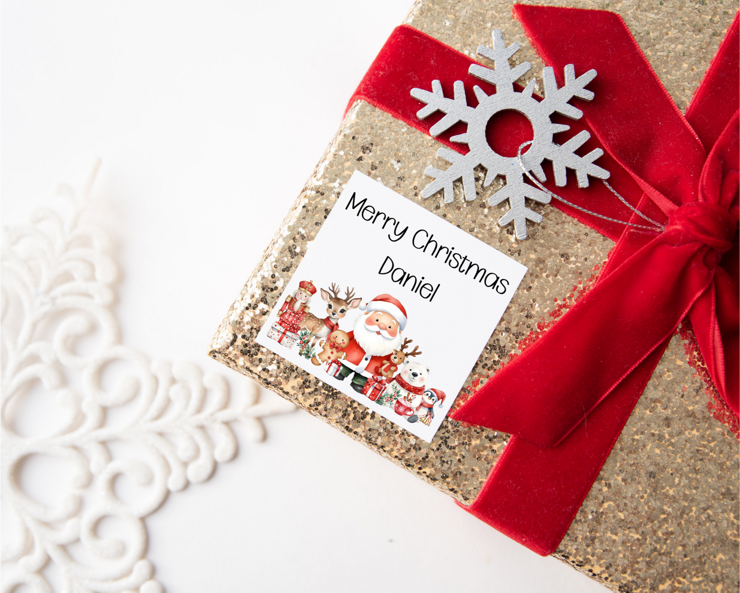 Personalised Santa Christmas Present Labels