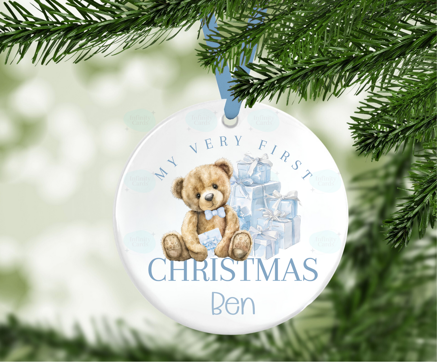 My Very First Christmas Personalised Christmas Bauble