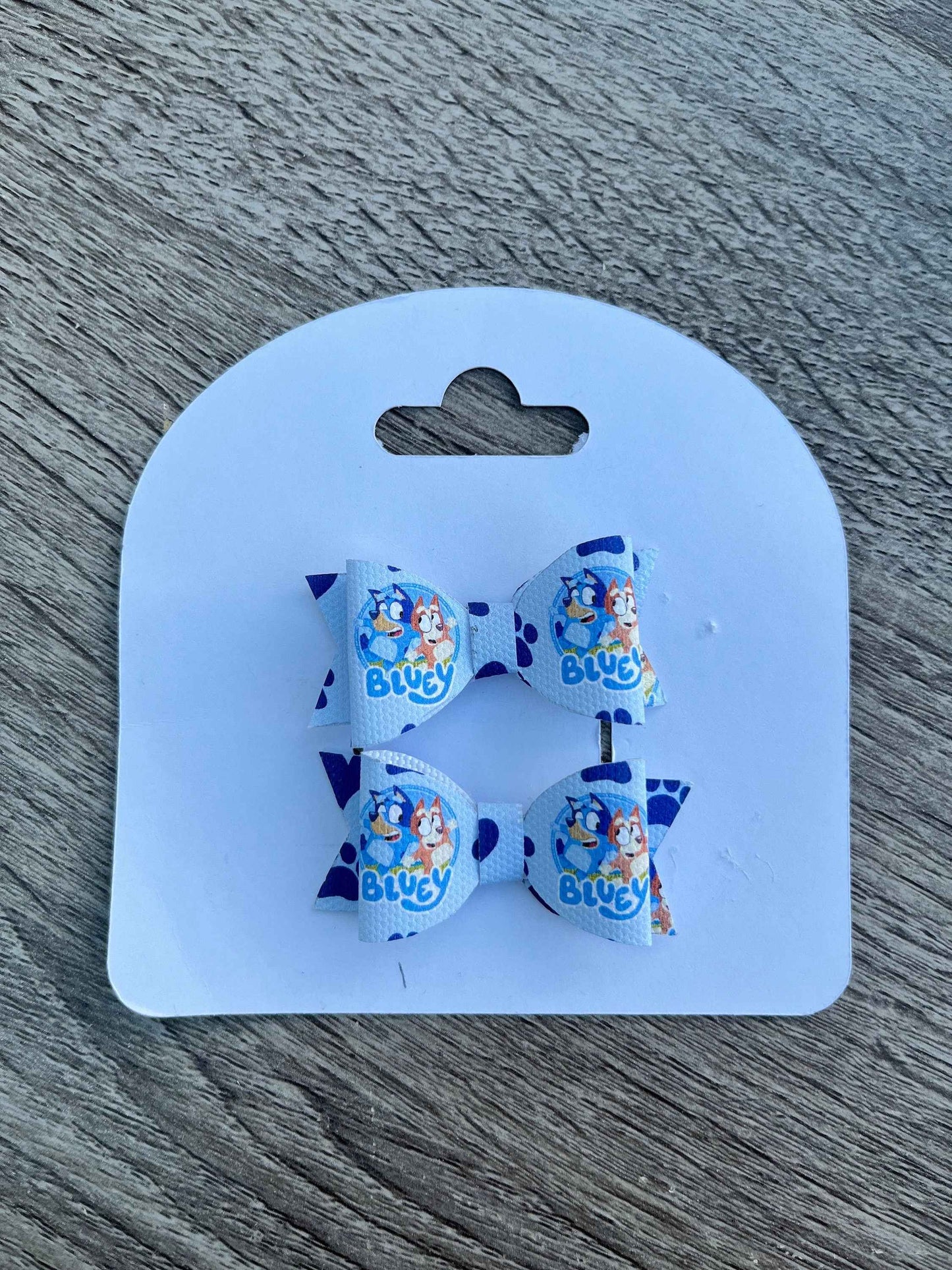 Bluey design Girls pigtail Hair Bows